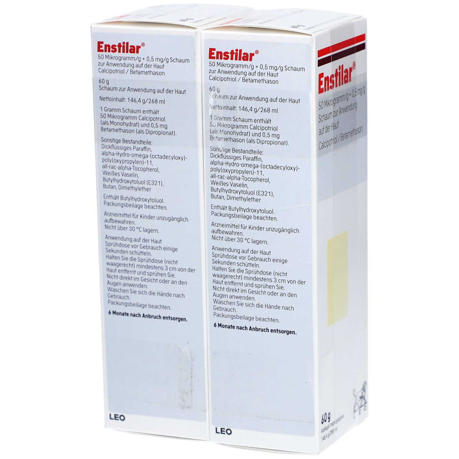 ENSTILAR 50 µg/g + 0,5 mg/g Schaum z.Anw.a.d.Haut
