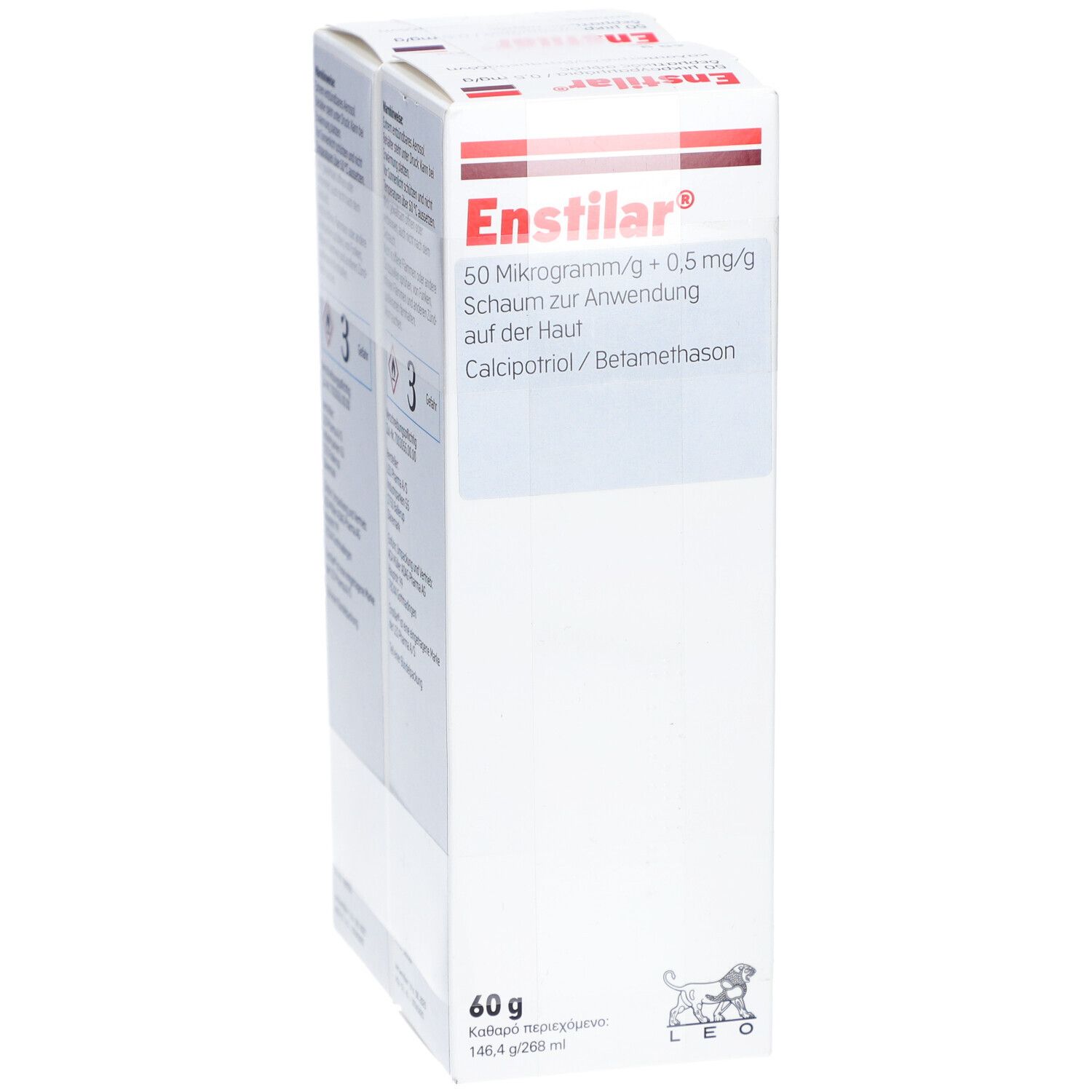 ENSTILAR 50 µg/g + 0,5 mg/g Schaum z.Anw.a.d.Haut