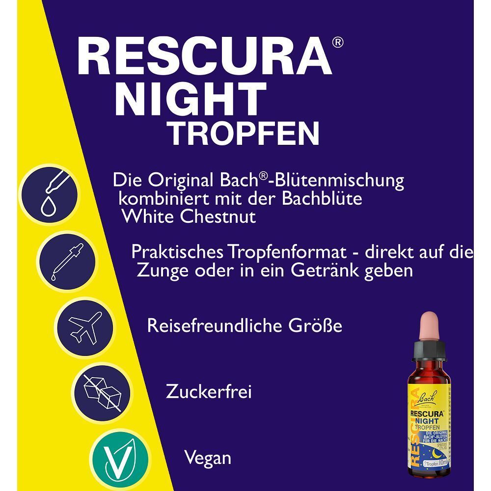 Bachblüten Original Rescura Night Tro.mit Alkohol