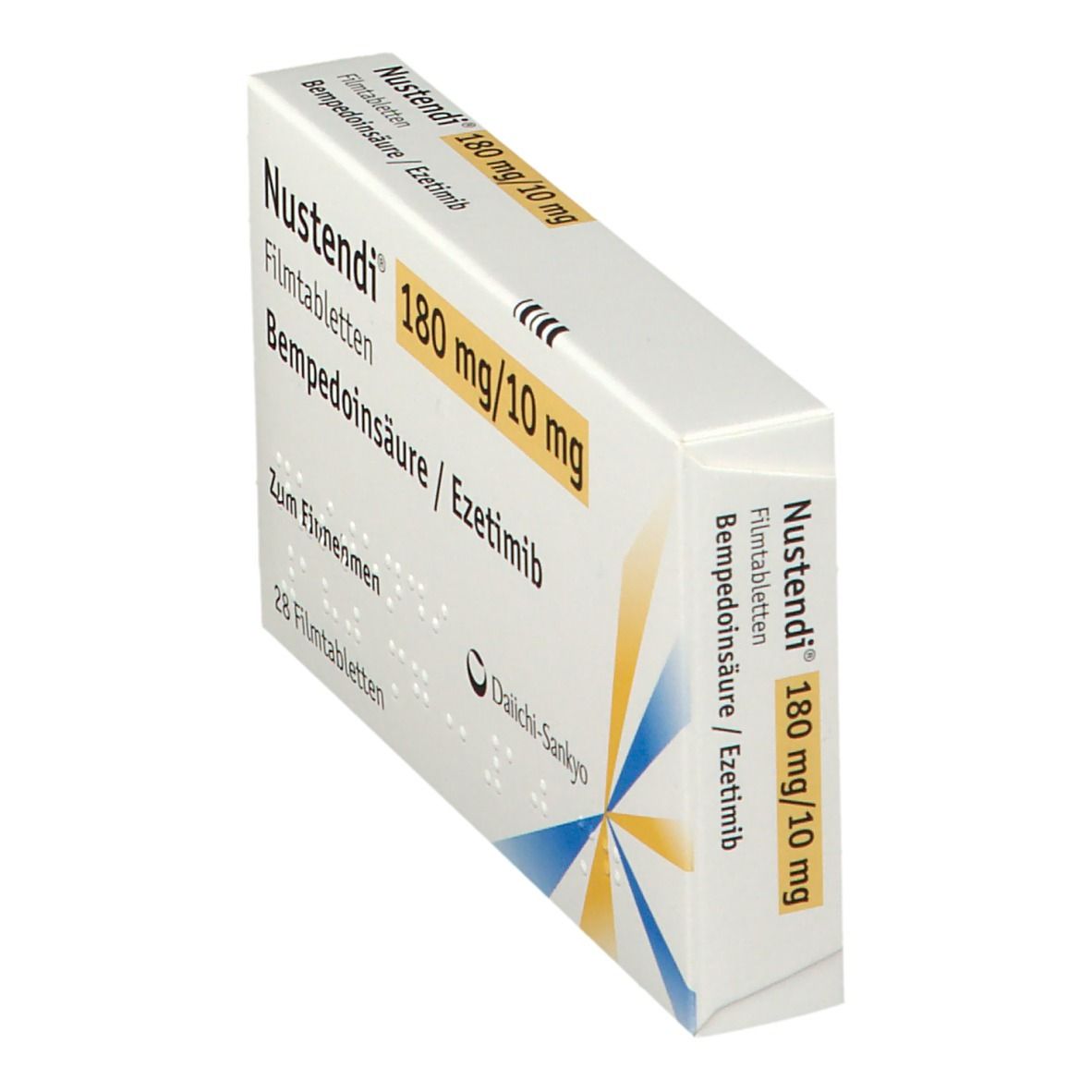 Nustendi 180 mg/10 mg Filmtabletten 28 St