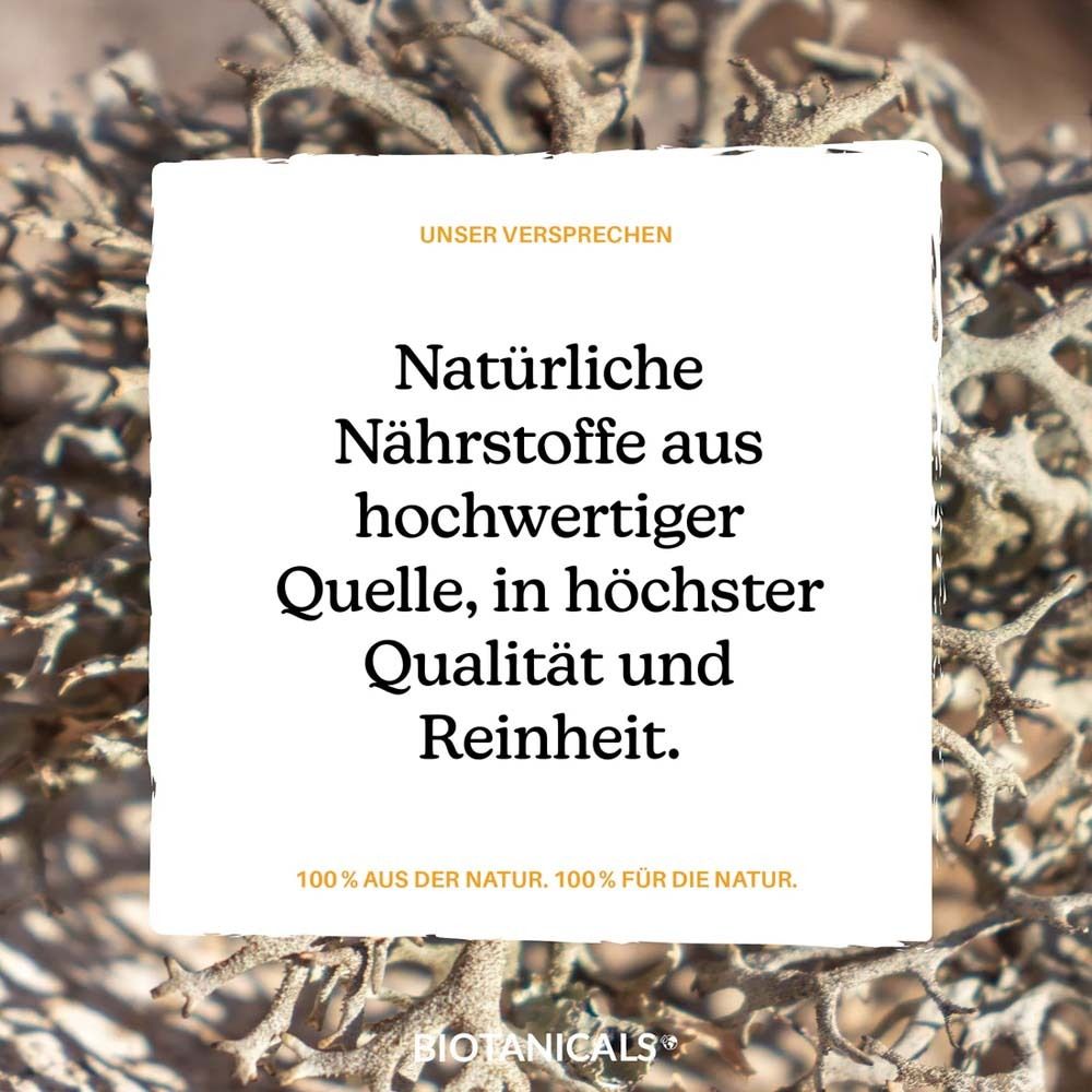 Biotanicals - Vitamin D3 und K2 - Pflanzliches Vitamin D aus Flechten