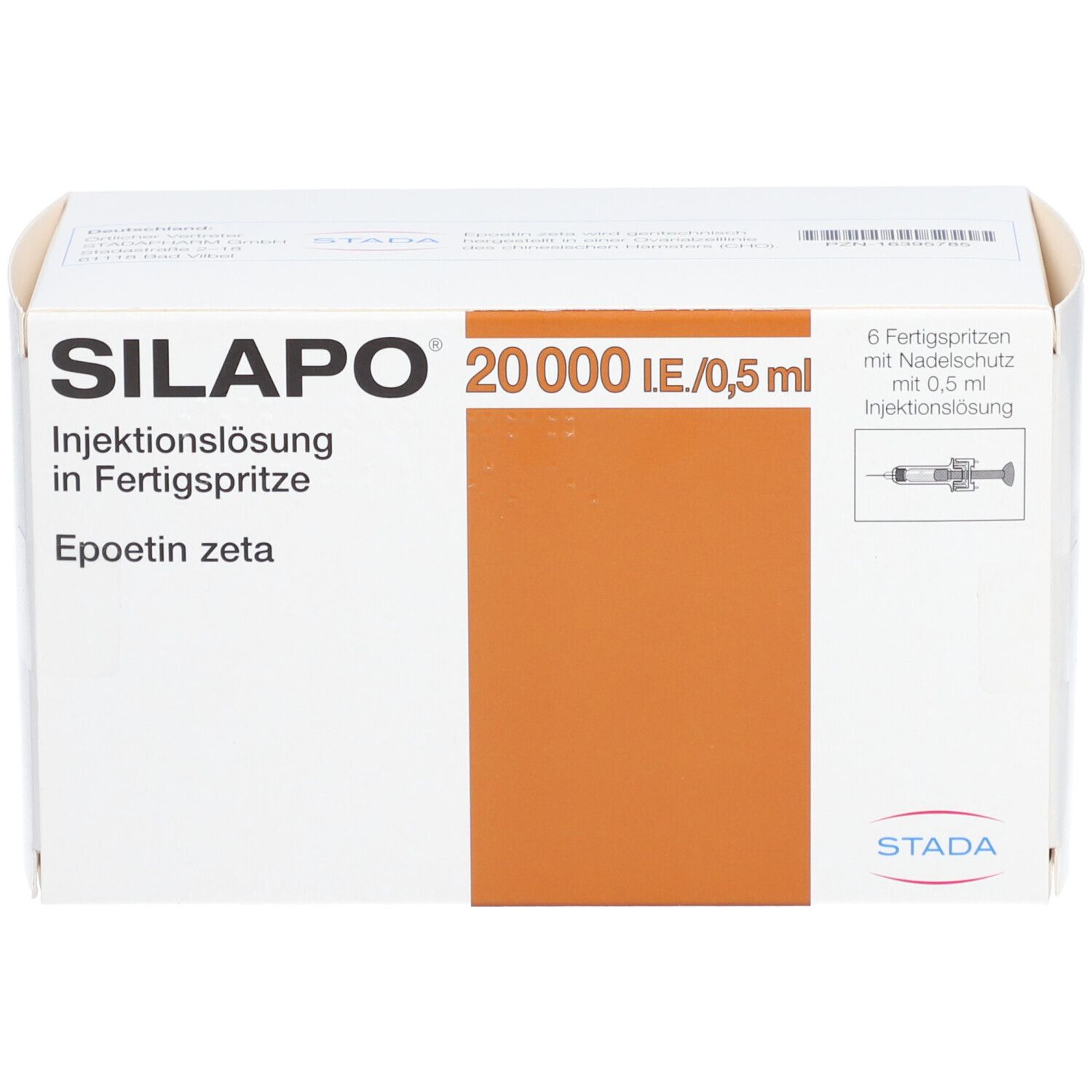 Silapo® 20.000 I.E./0,5 ml Fertigspritzen