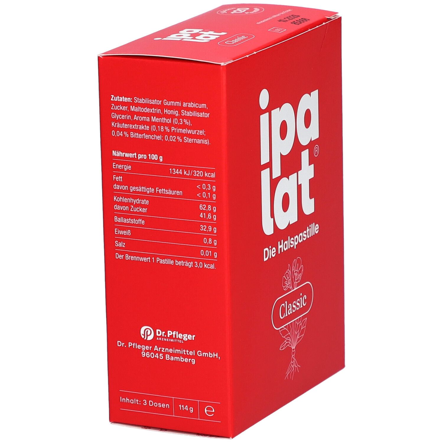 ipalat® Halspastillen classic