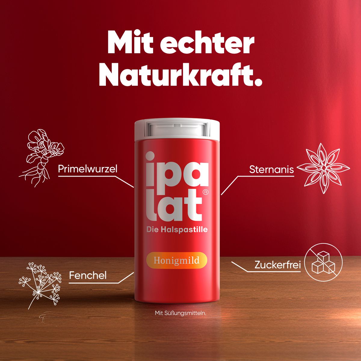 ipalat® Honigmild mentholfrei