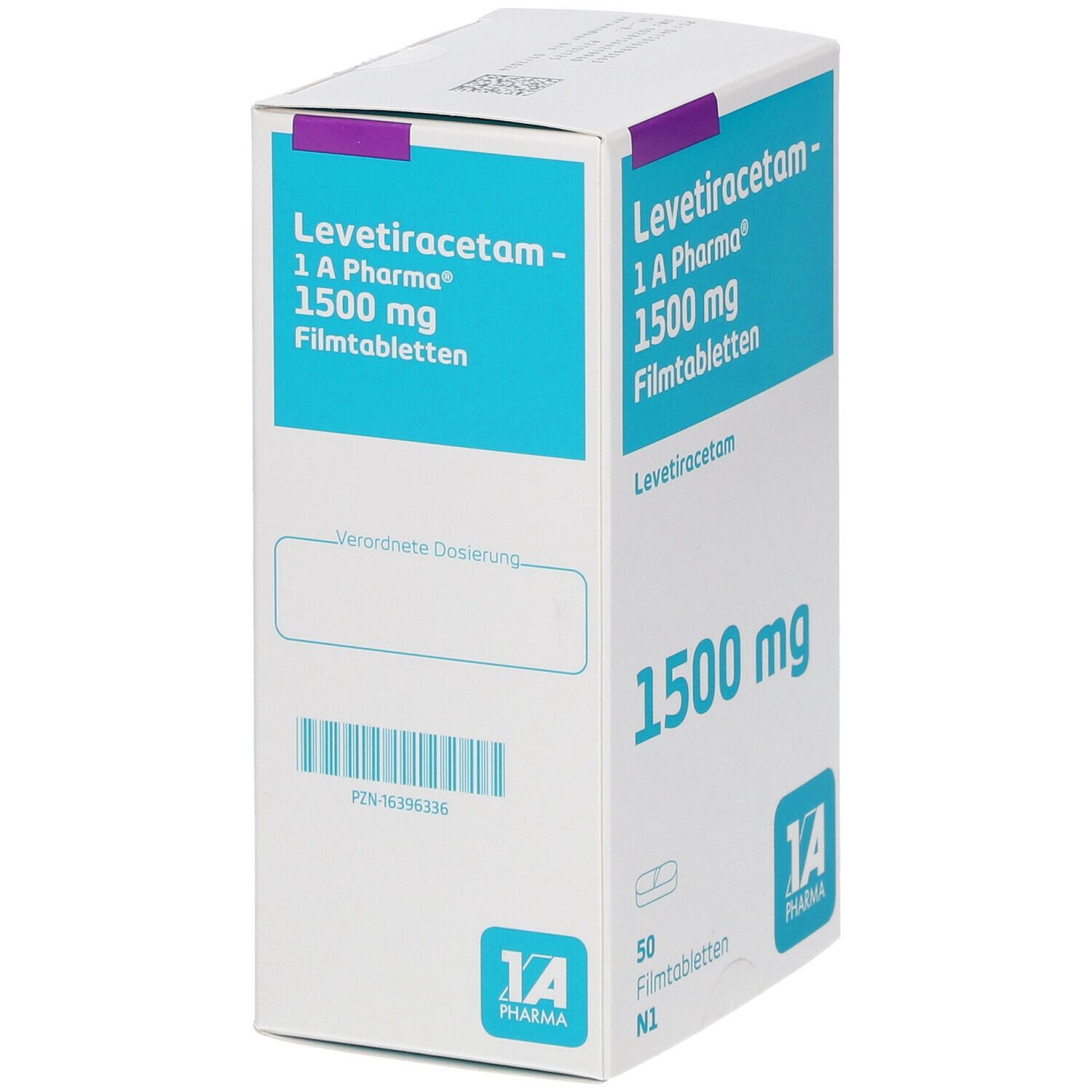 Levetiracetam-1A Pharma 1500 mg Filmtabletten 50 St