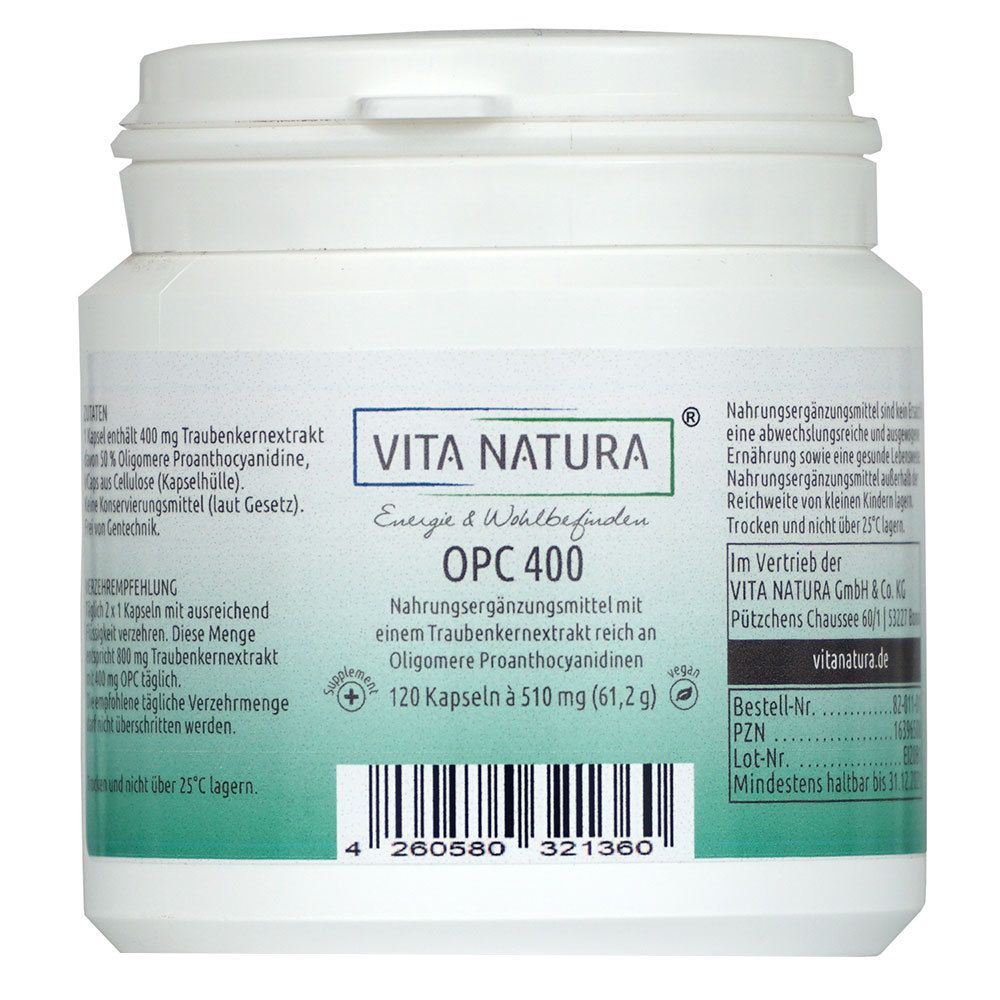 Vita Natura® OPC Traubenkernextrakt