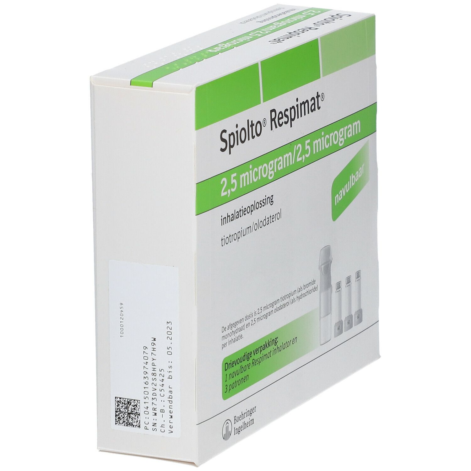 Spiolto Respimat 2,5 µg/2,5 µg Hub wiederverwendb. 3x4 ml Inhalationslösung