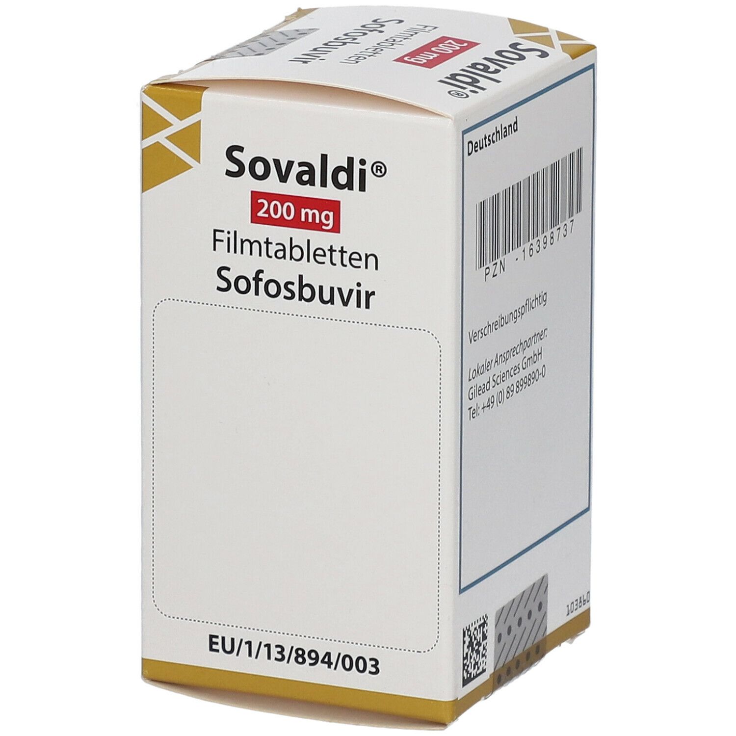 SOVALDI 200 mg Filmtabletten