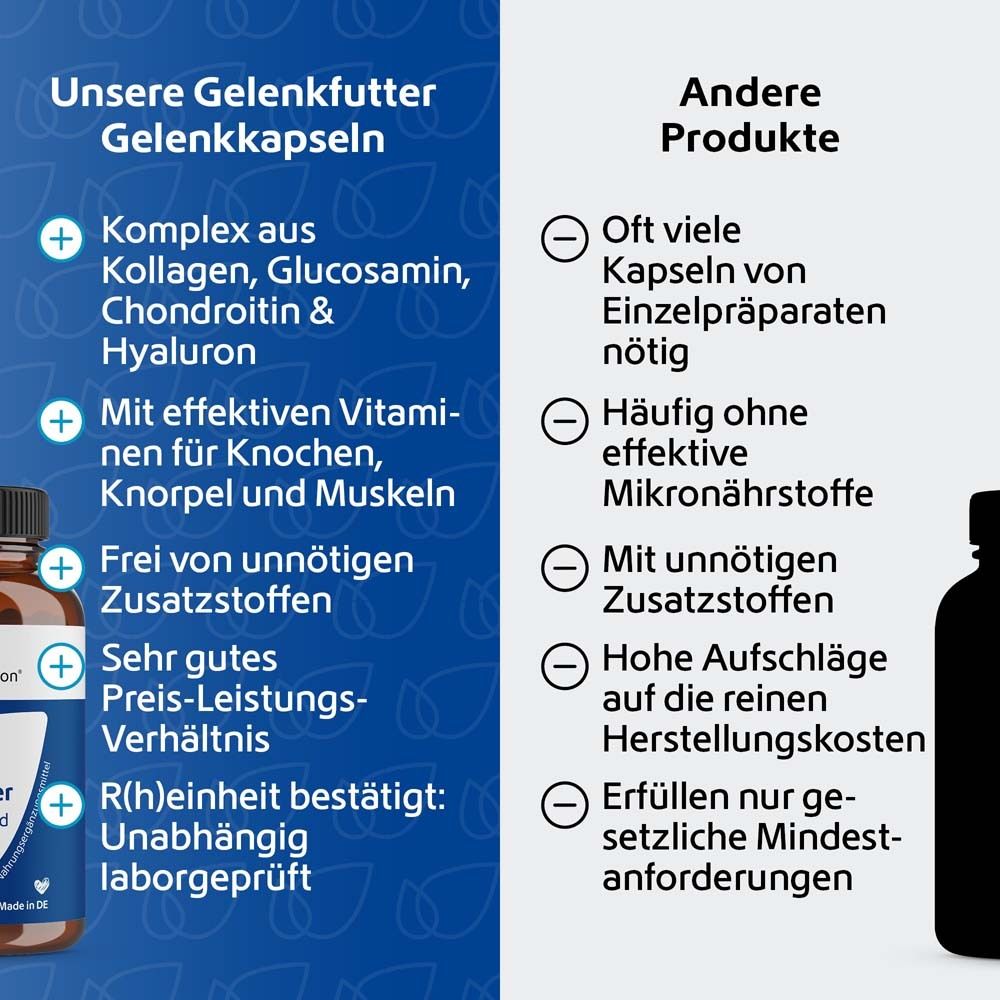 R(h)ein Nutrition Gelenkfutter mit Kollagen und Vitaminen