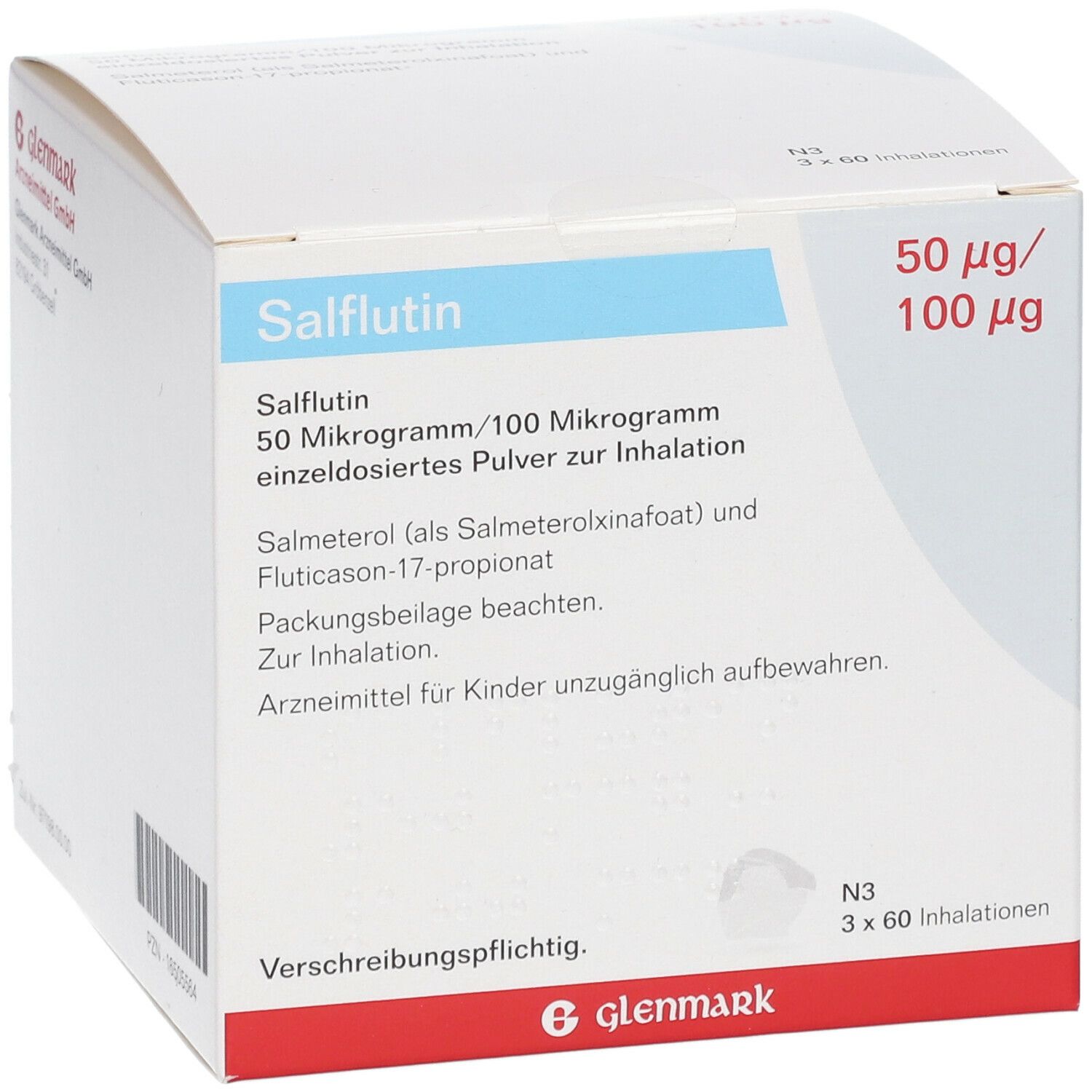 Salflutin 50 µg/100 µg/Dosis