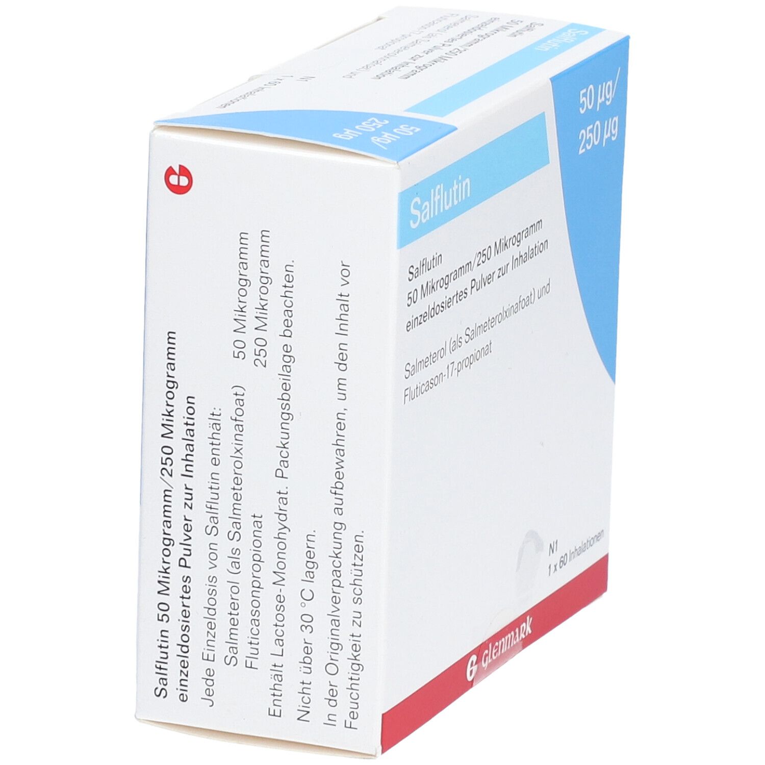 Salflutin 50 µg/250 µg/Dosis 60 Einzeldos.Inh.-P. 1 St Inhalationspulver