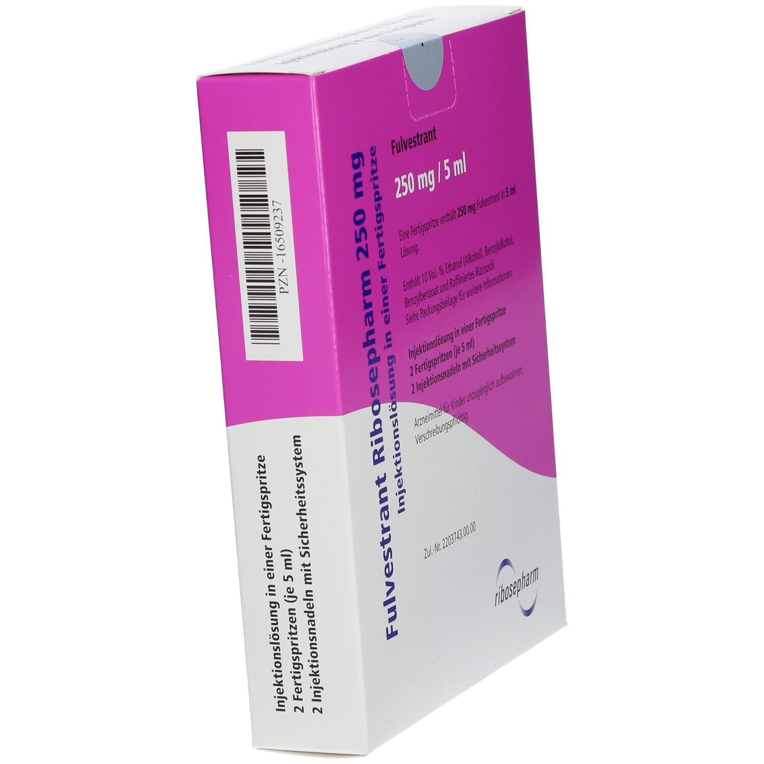 Fulvestrant Ribosepharm 250 mg/5 ml Inj.-Lsg.FS 2 St Infusionsemulsion