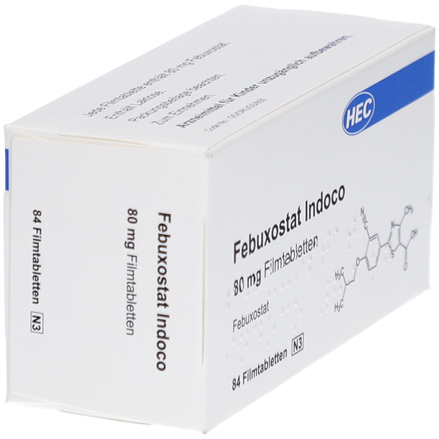 FEBUXOSTAT Indoco 80 mg Filmtabletten