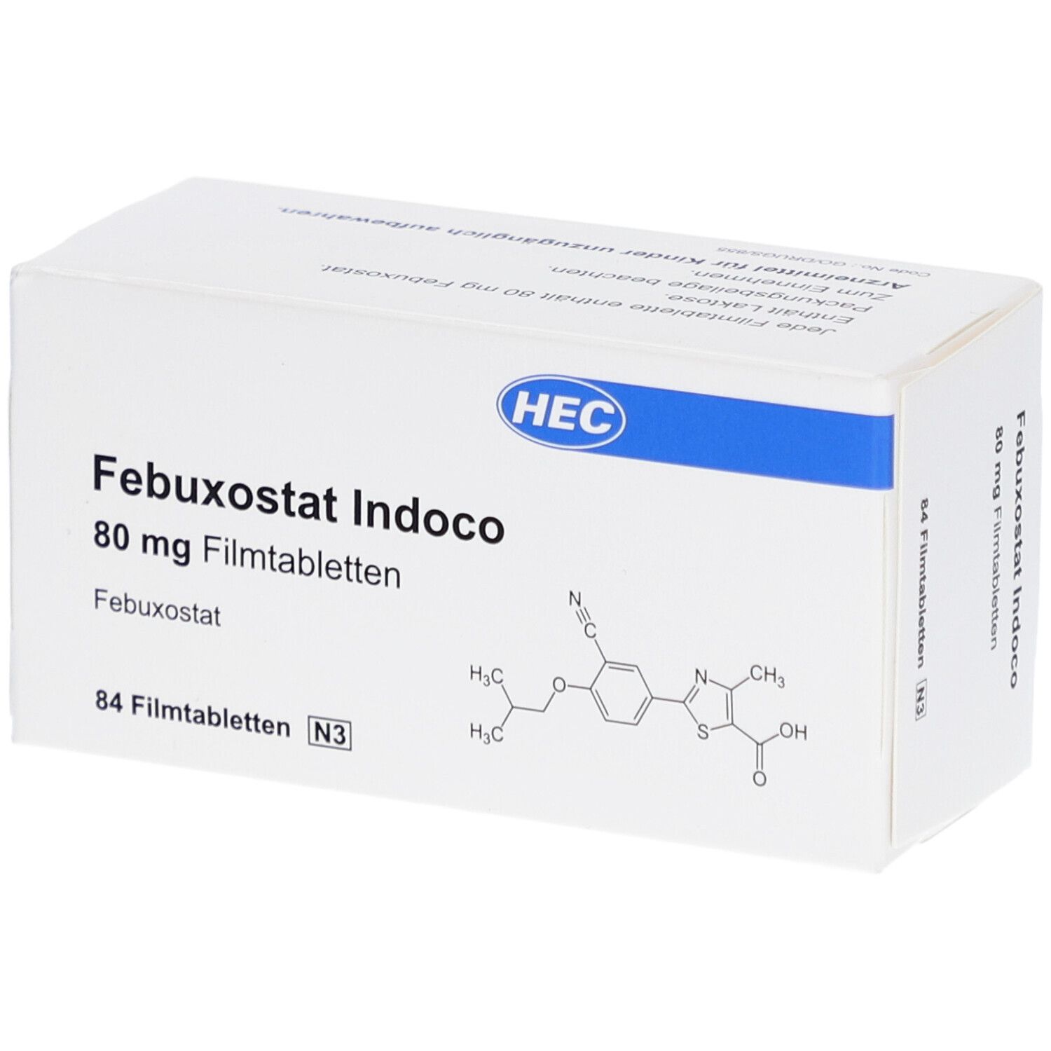 FEBUXOSTAT Indoco 80 mg Filmtabletten