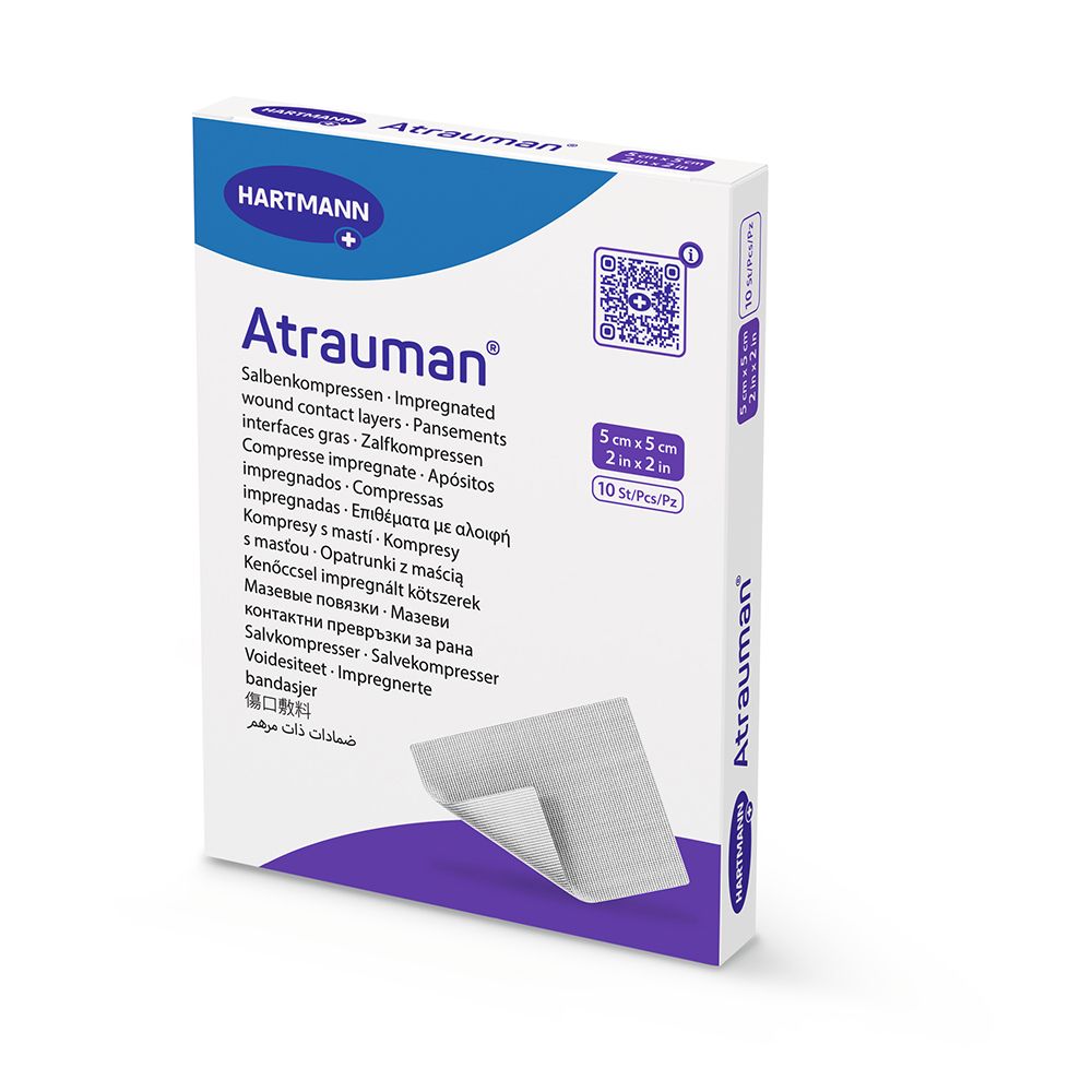 Atrauman 5x5 cm steril Kompressen 10 St