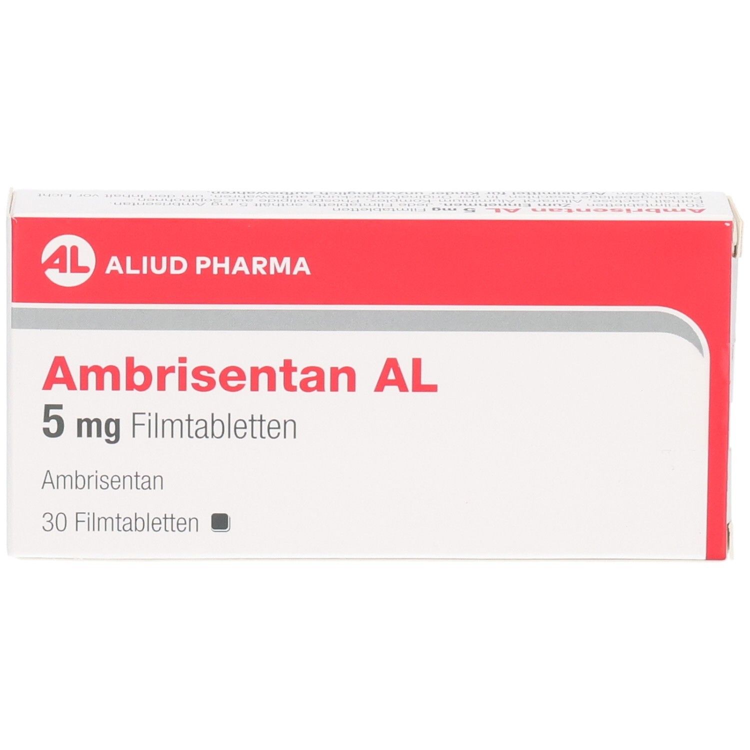 Ambrisentan AL 5 mg Filmtabletten Verpackung.