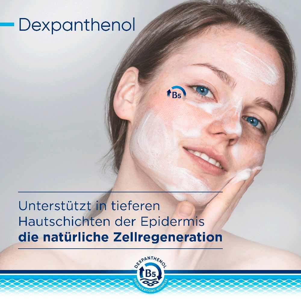 Bepanthol® DERMA Mildes Gesichtswaschgel, mildes Gesichtswaschgel für empfindliche und trockene Haut, dermatologisch getesteter Feuchtigkeitsspender mit Dexpanthenol