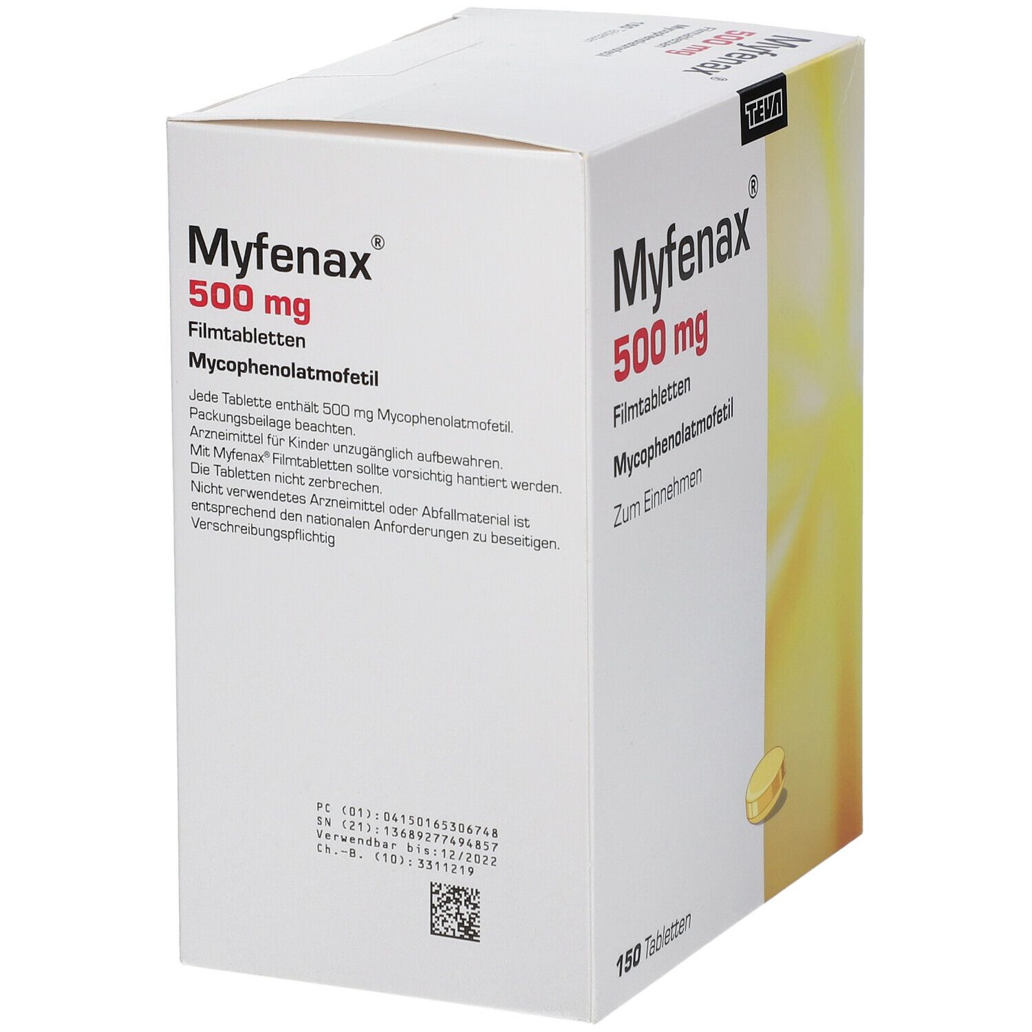 Myfenax 500 mg Filmtabletten 150 St