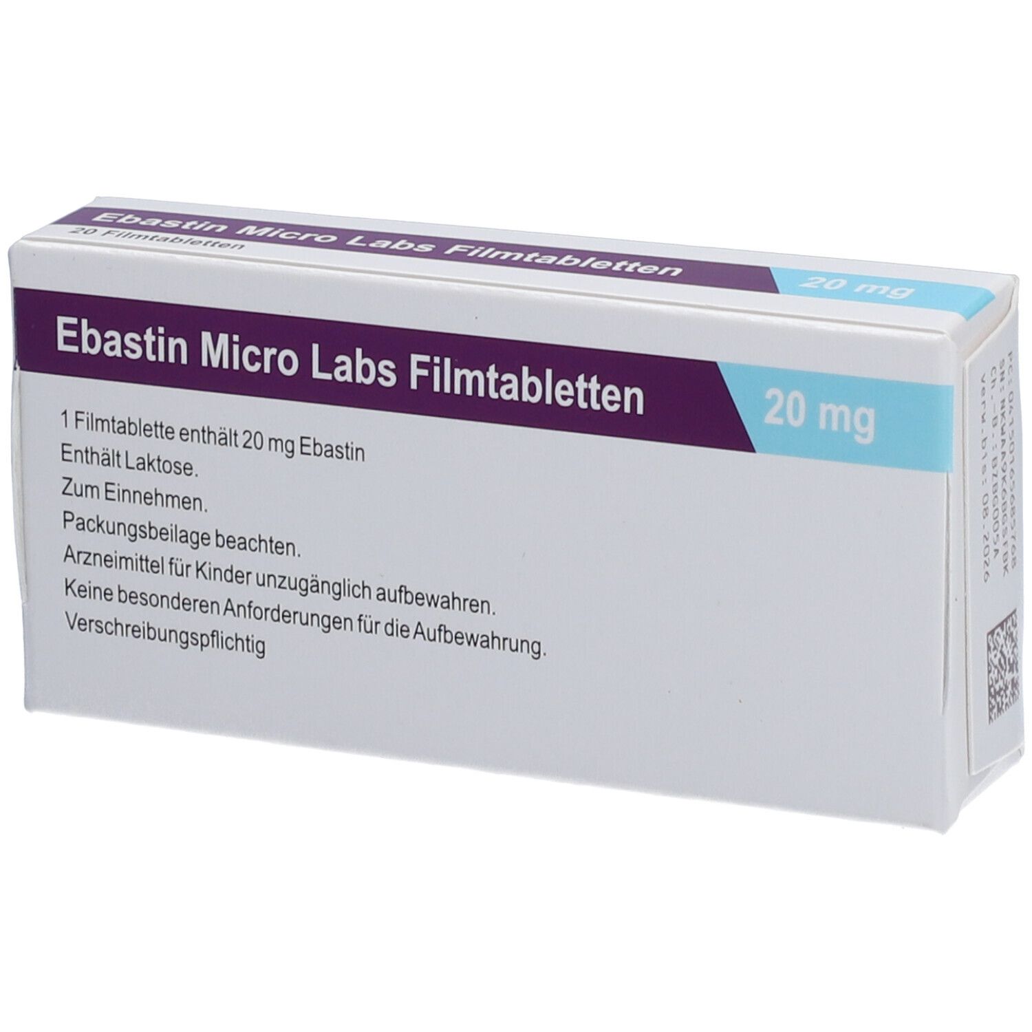 Ebastin Micro Labs 20 mg 20 St mit dem E-Rezept kaufen - Shop Apotheke