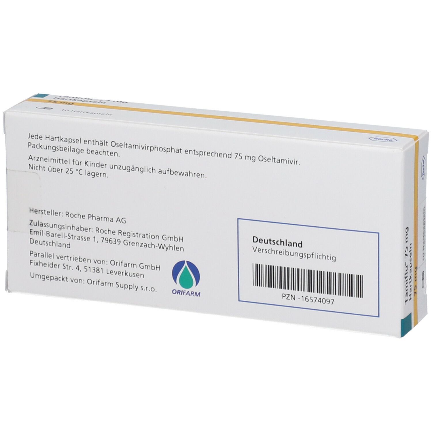 Tamiflu 75 mg