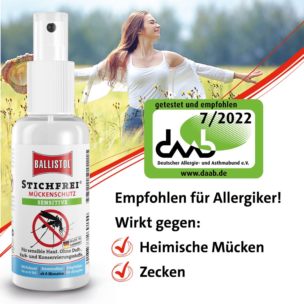 Ballistol Stichfrei® Sensitiv Mückenspray
