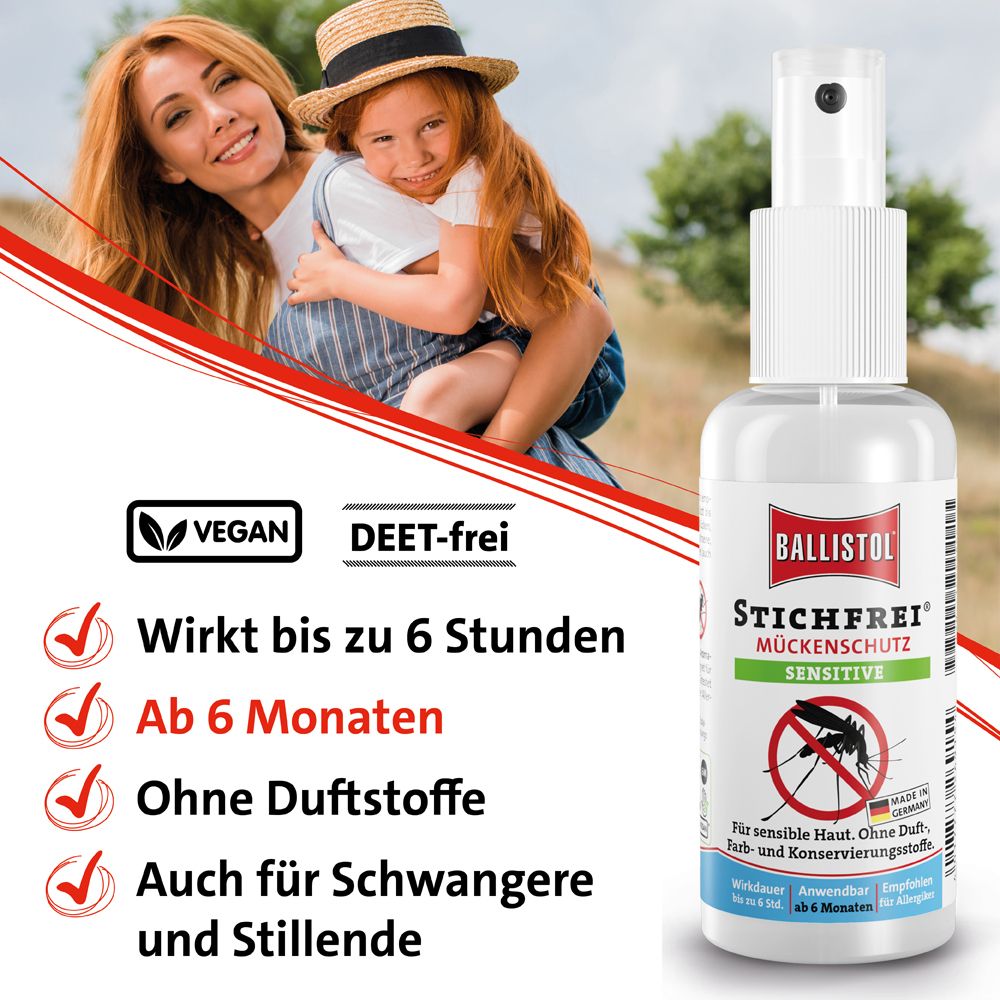 Ballistol Stichfrei® Sensitiv Mückenspray