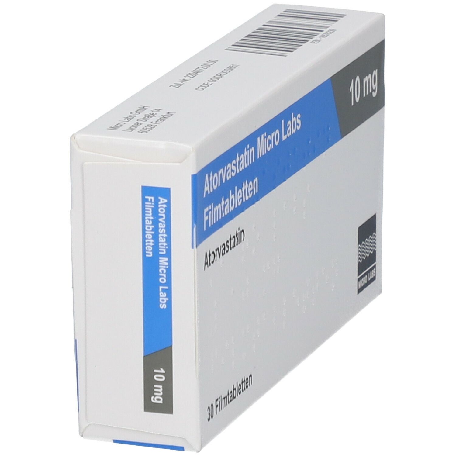 ATORVASTATIN Micro Labs 10 mg Filmtabletten