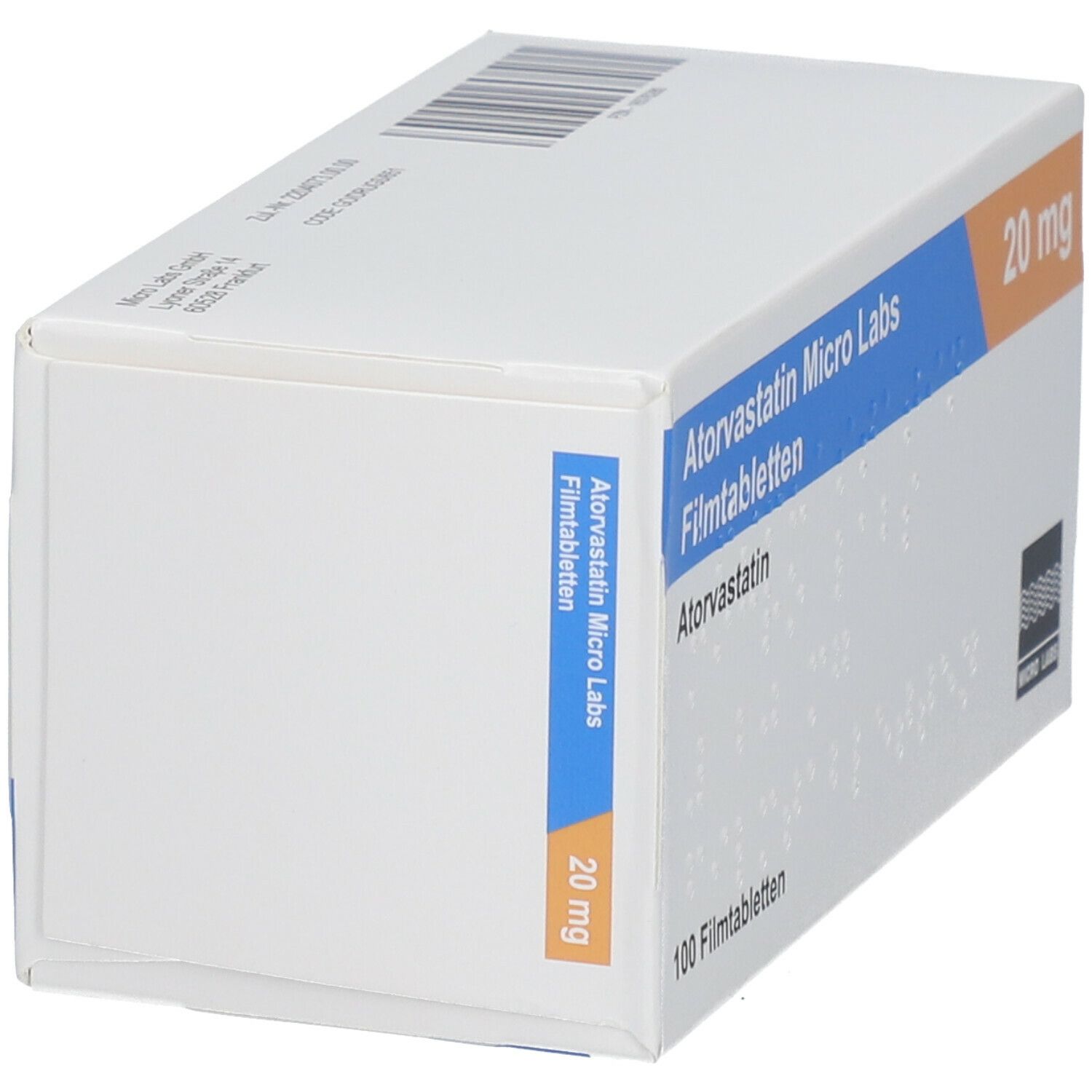 ATORVASTATIN Micro Labs 20 mg Filmtabletten