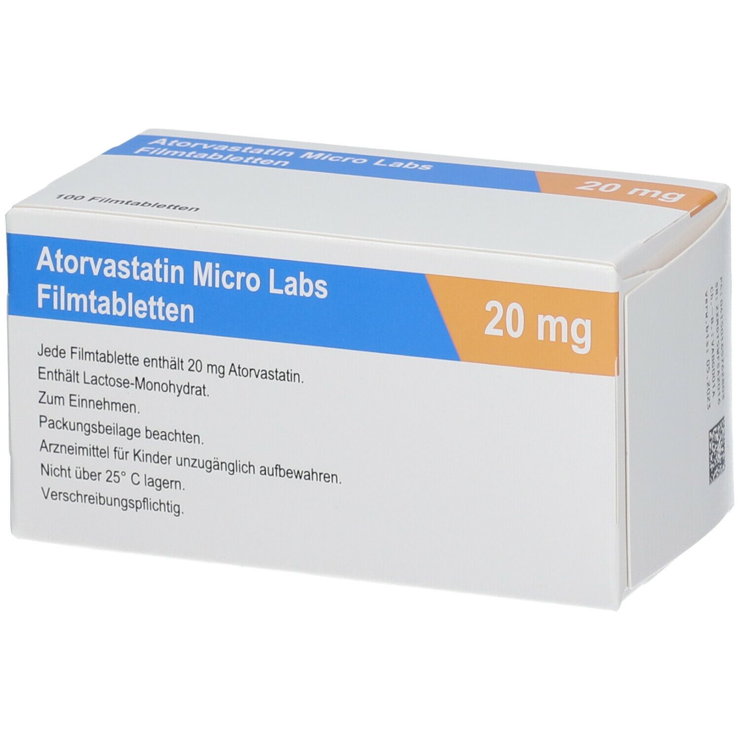ATORVASTATIN Micro Labs 20 mg Filmtabletten