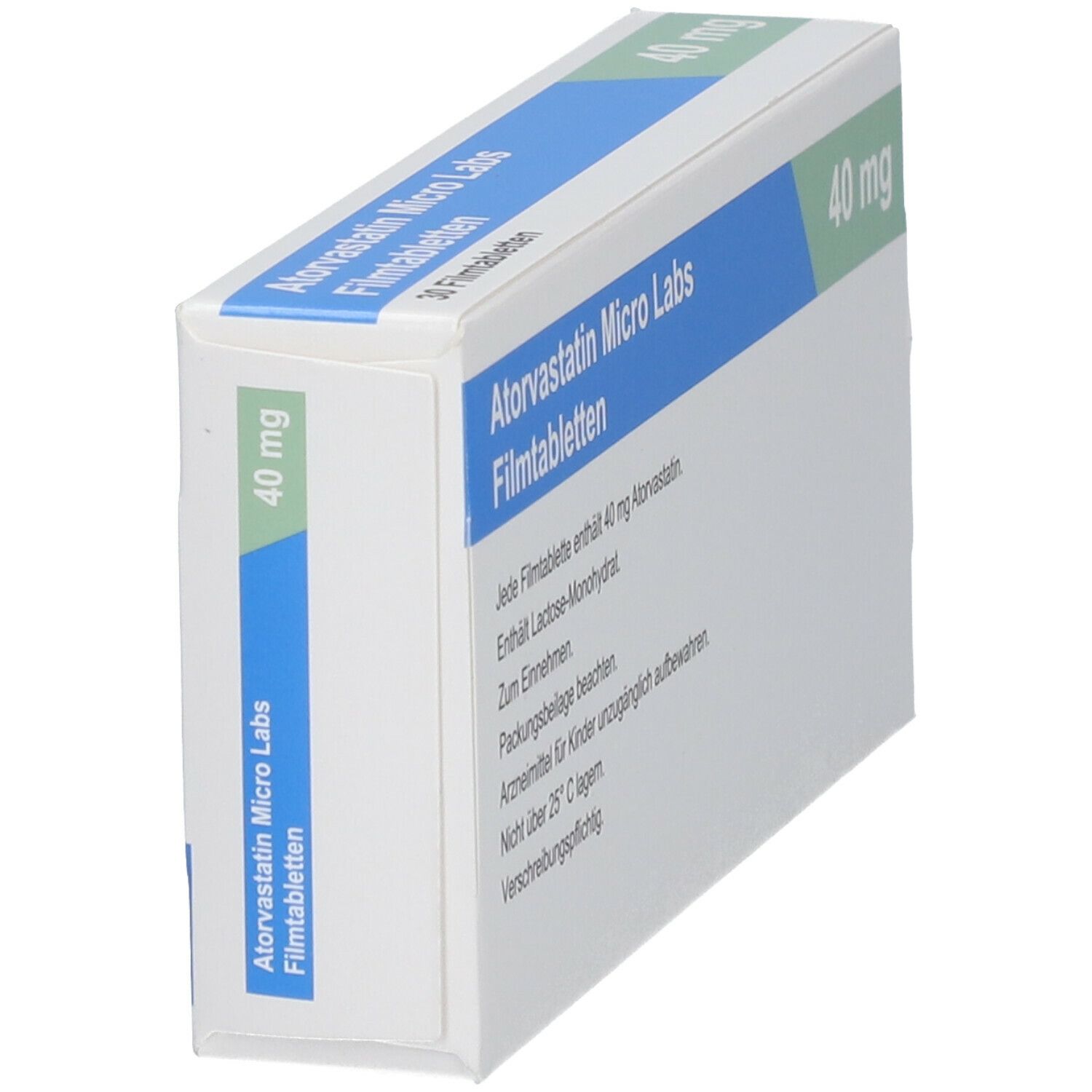 ATORVASTATIN Micro Labs 40 mg Filmtabletten