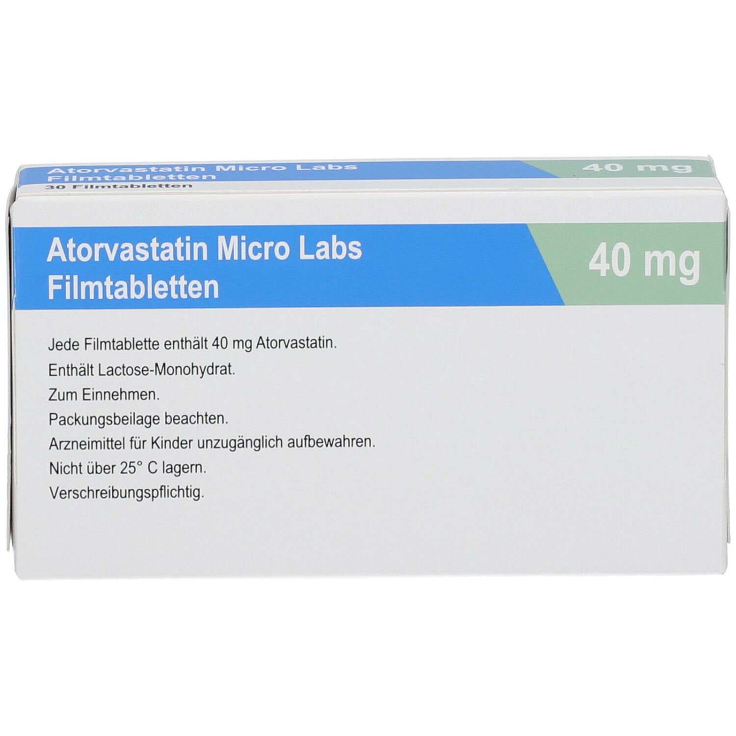 ATORVASTATIN Micro Labs 40 mg Filmtabletten