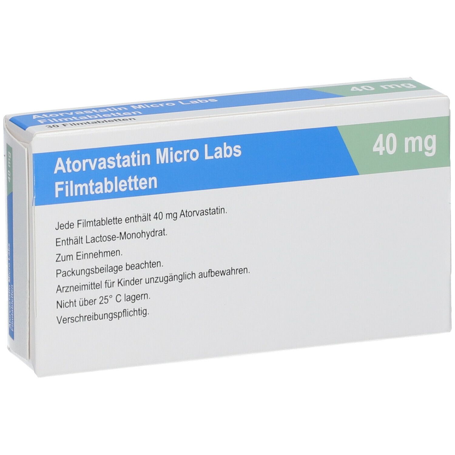 ATORVASTATIN Micro Labs 40 mg Filmtabletten