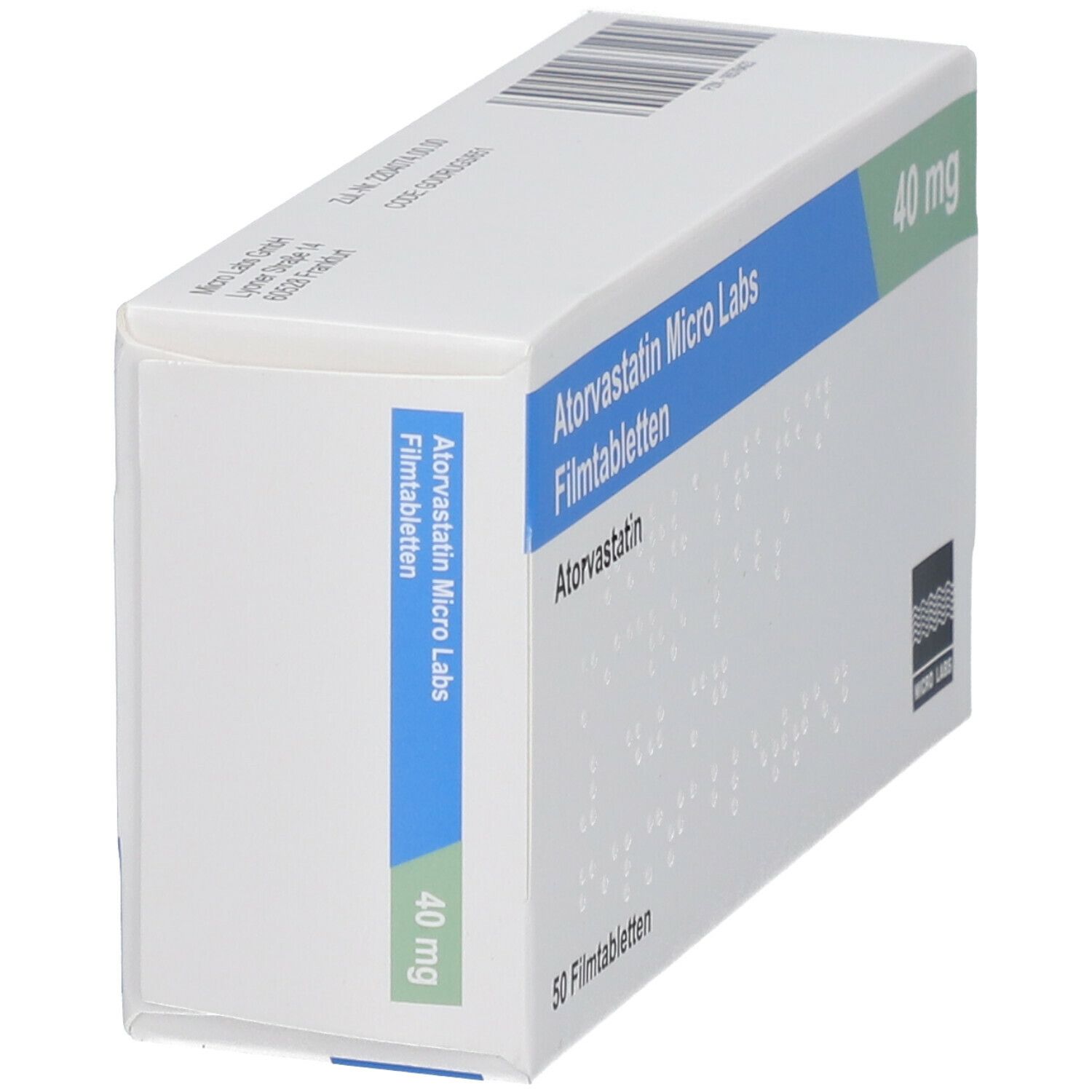 ATORVASTATIN Micro Labs 40 mg Filmtabletten