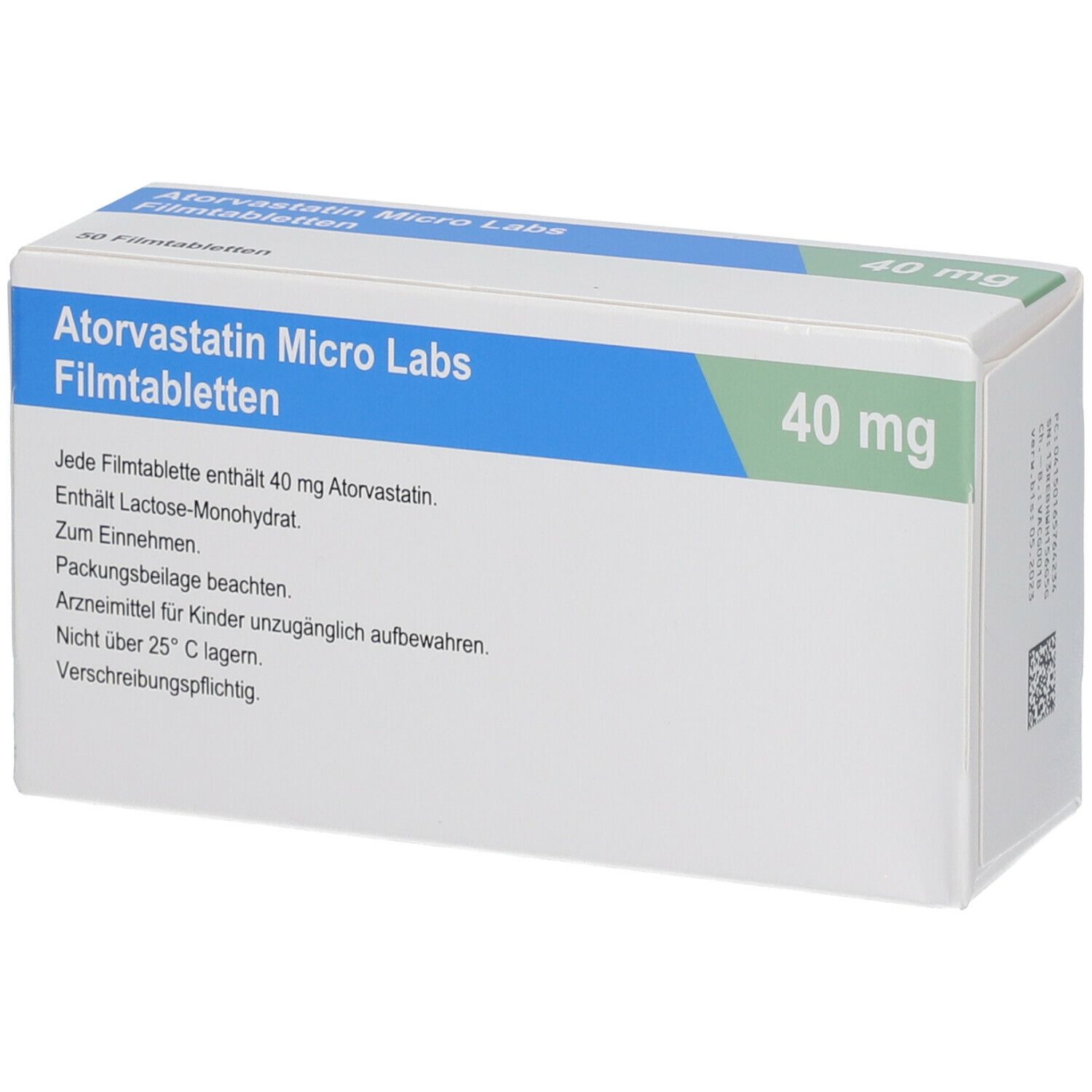 ATORVASTATIN Micro Labs 40 mg Filmtabletten