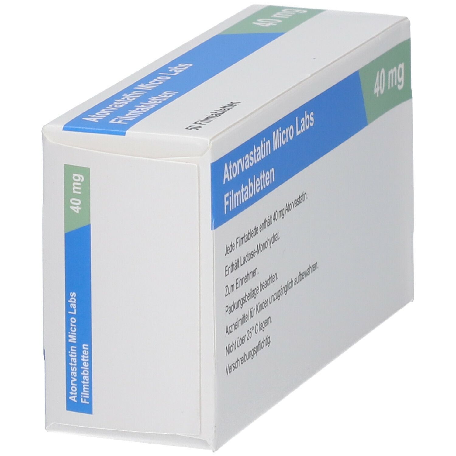 ATORVASTATIN Micro Labs 40 mg Filmtabletten