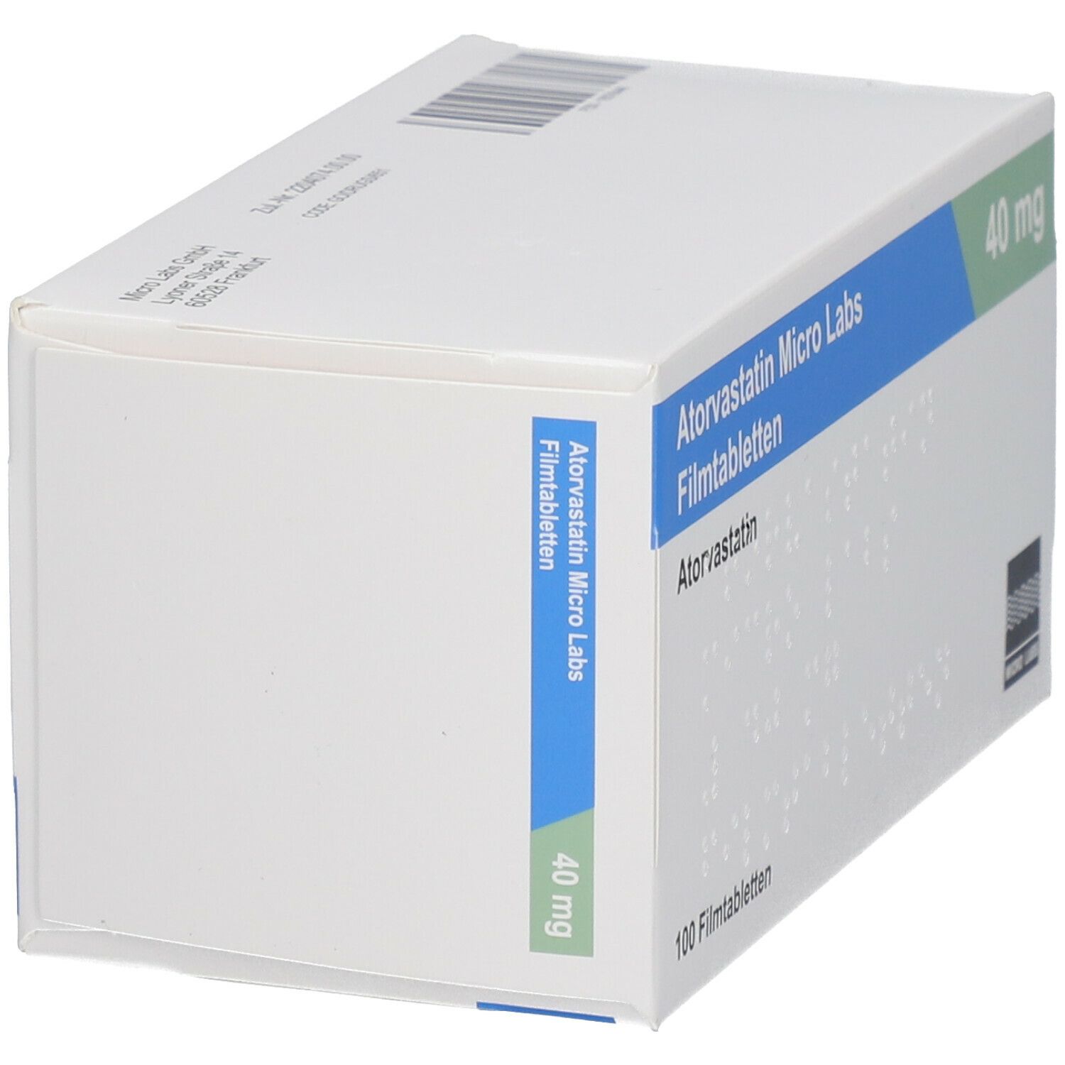 ATORVASTATIN Micro Labs 40 mg Filmtabletten