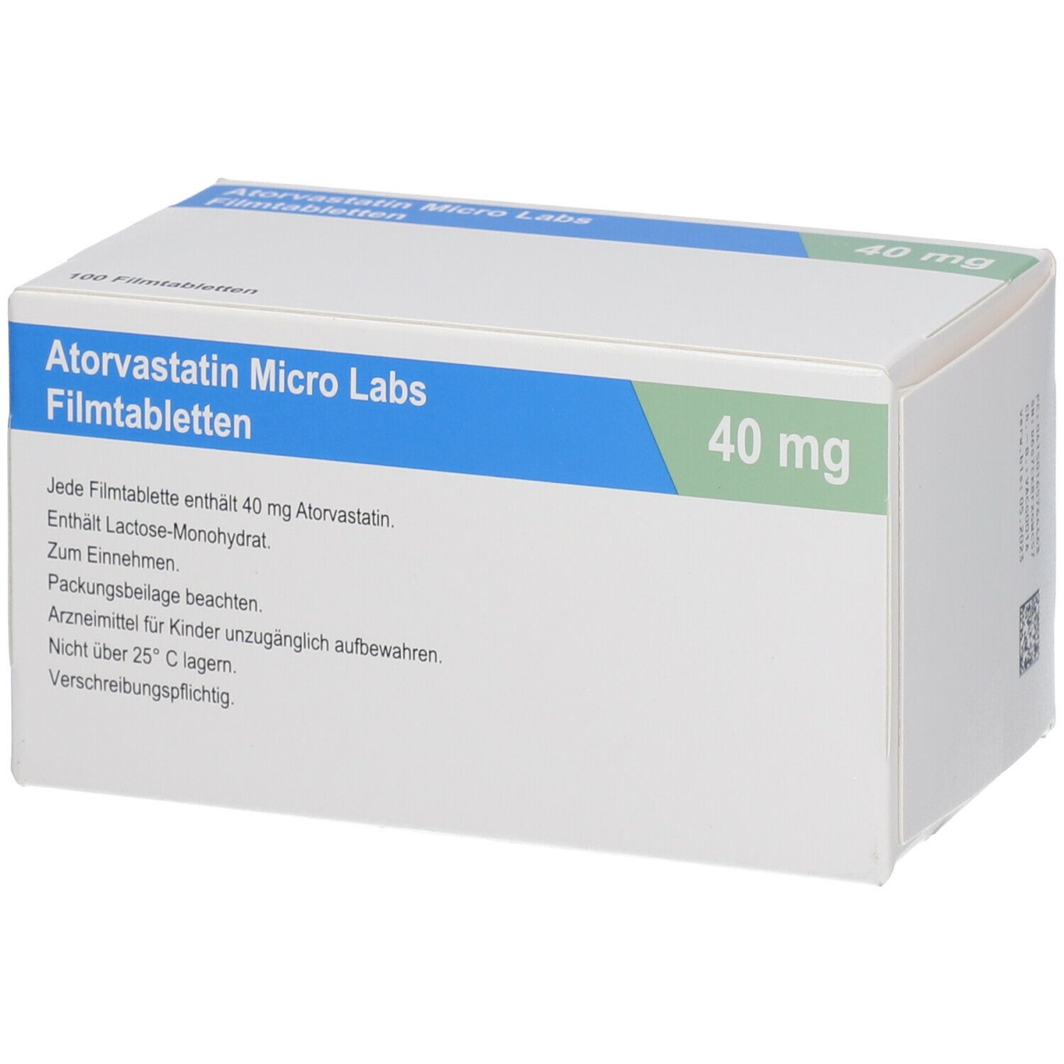 ATORVASTATIN Micro Labs 40 mg Filmtabletten