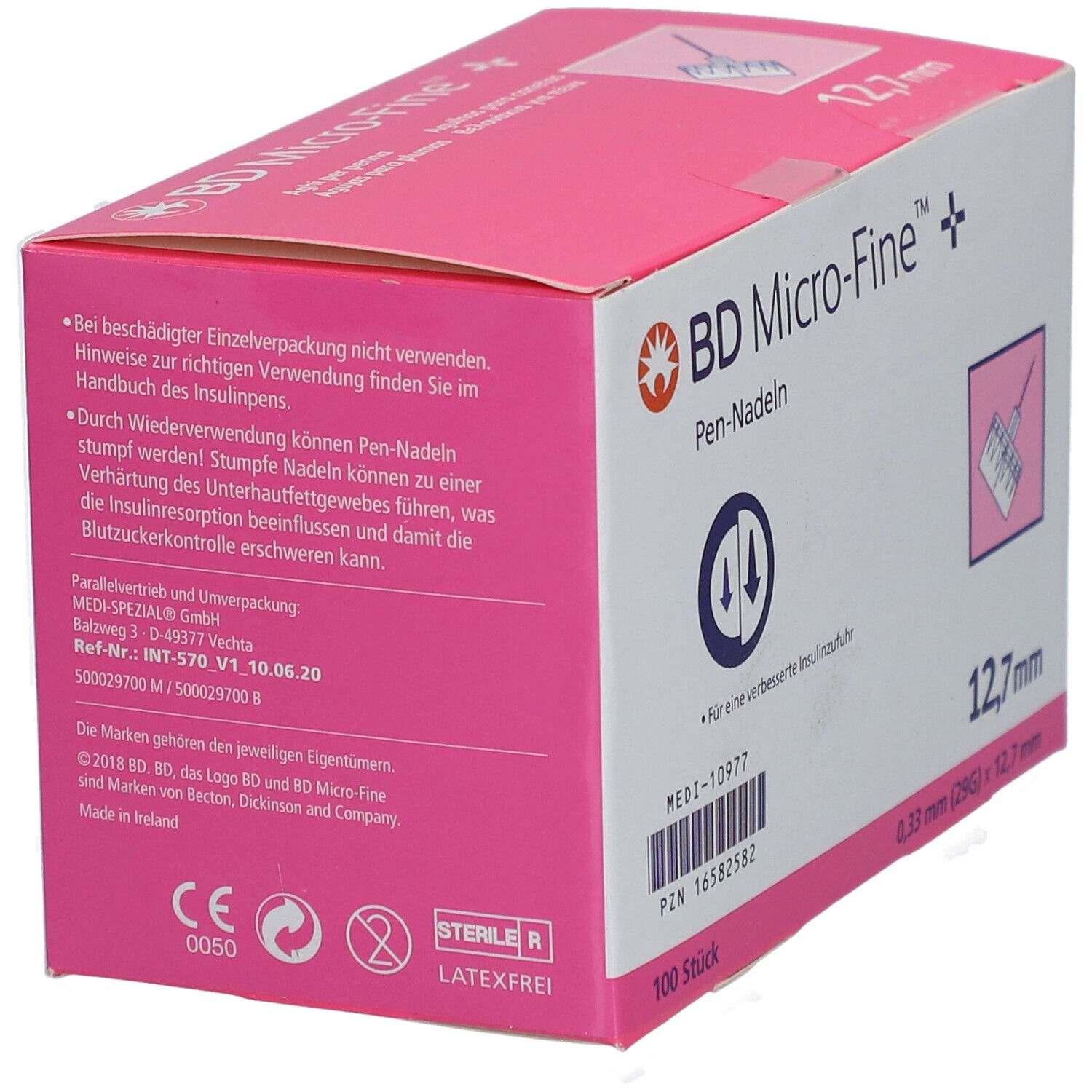 BD Micro-Fine Pen-Nadeln 0,33 mm (29G) x 12,7 mm