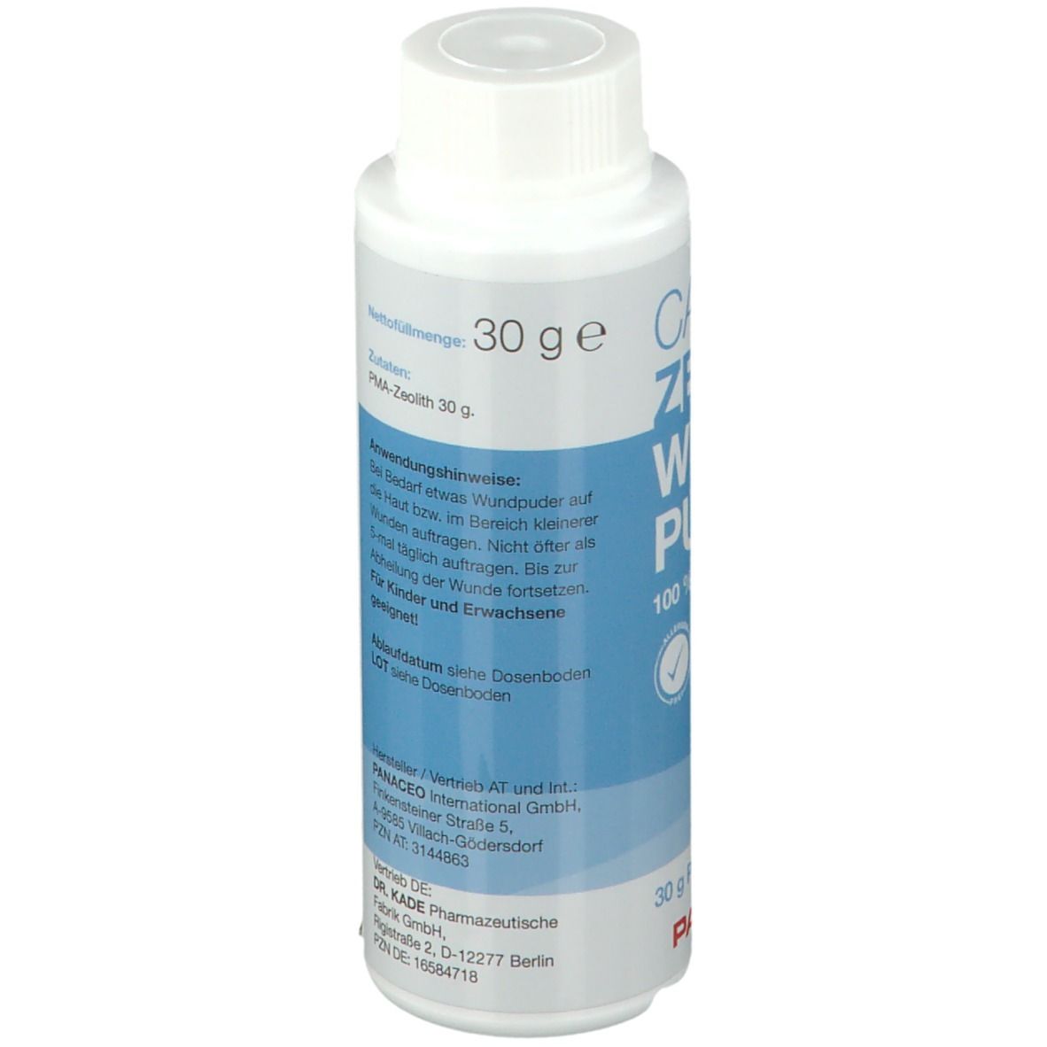 PANACEO CARE ZEOLITH-WUNDPUDER