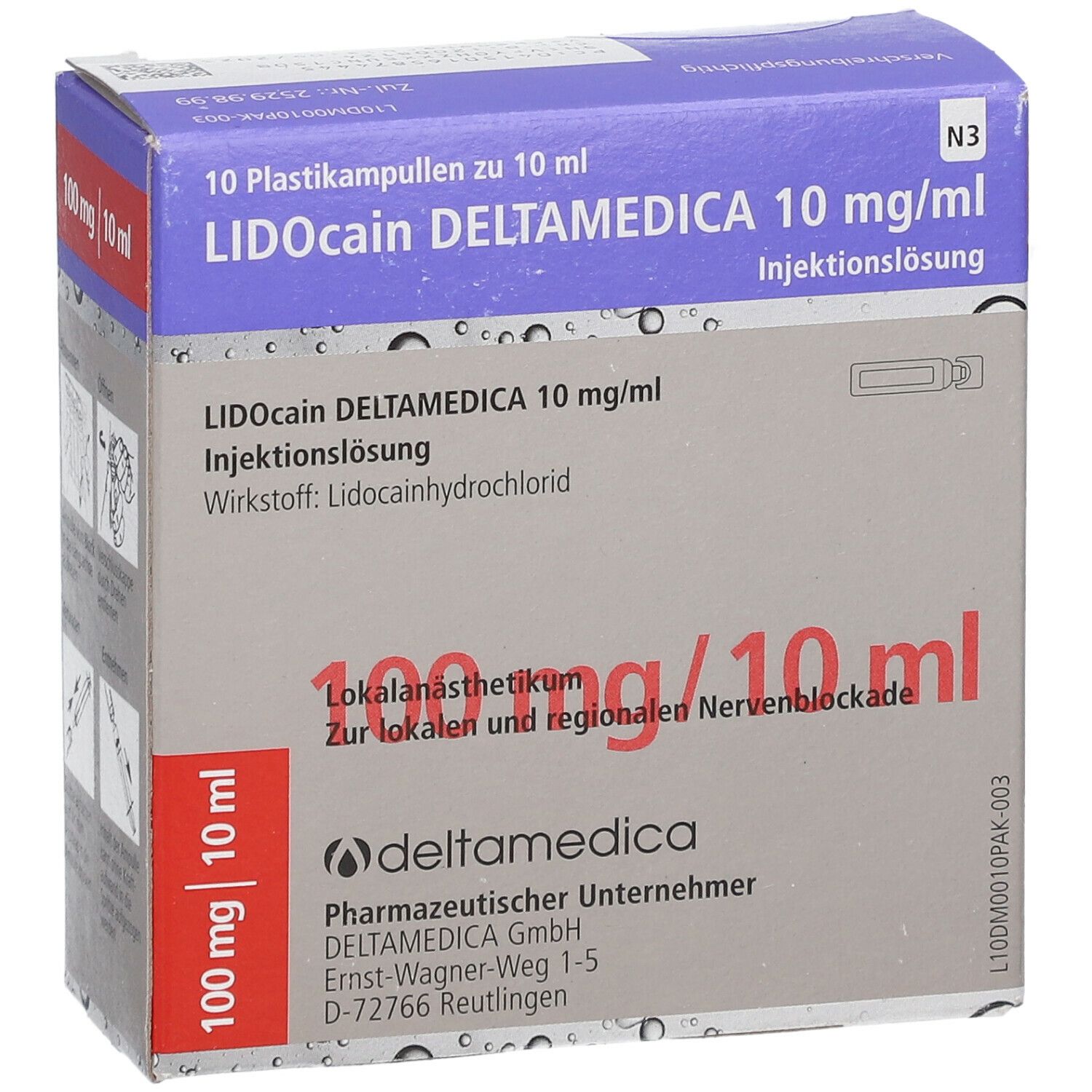 Lidocain Deltamedica 10 mg/ml