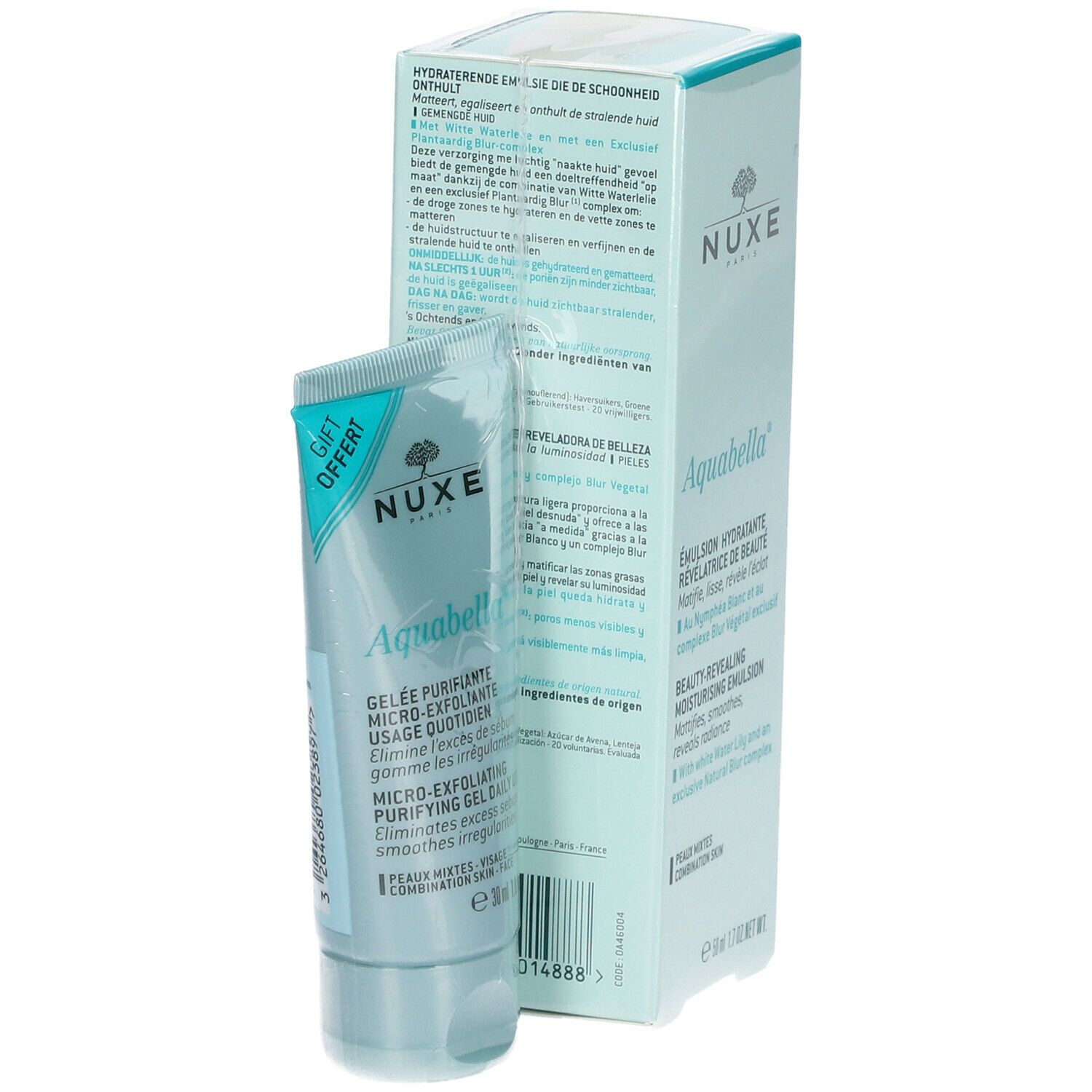 Aquabella® verschönernde Feuchtigkeitsemulsion + Mikropeeling Gel