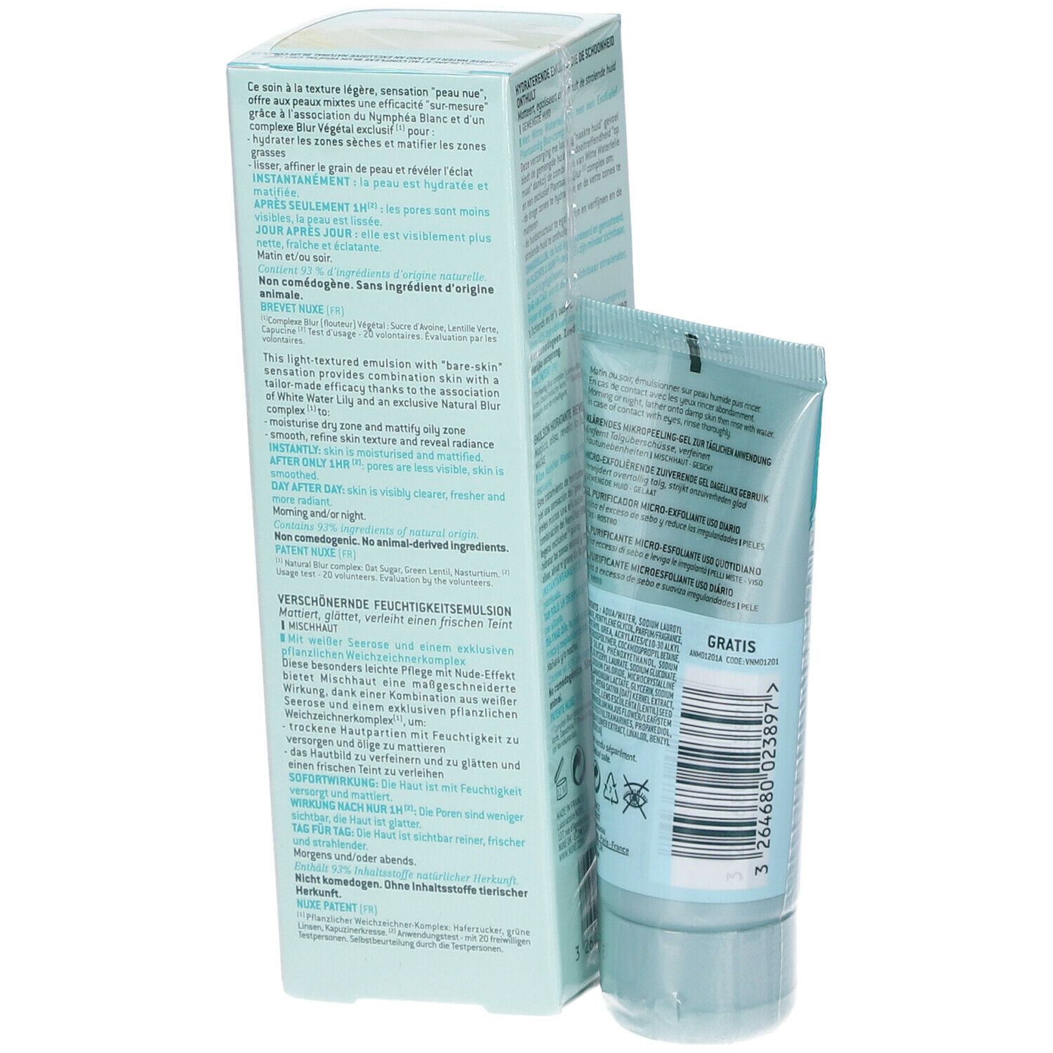 Aquabella® verschönernde Feuchtigkeitsemulsion + Mikropeeling Gel