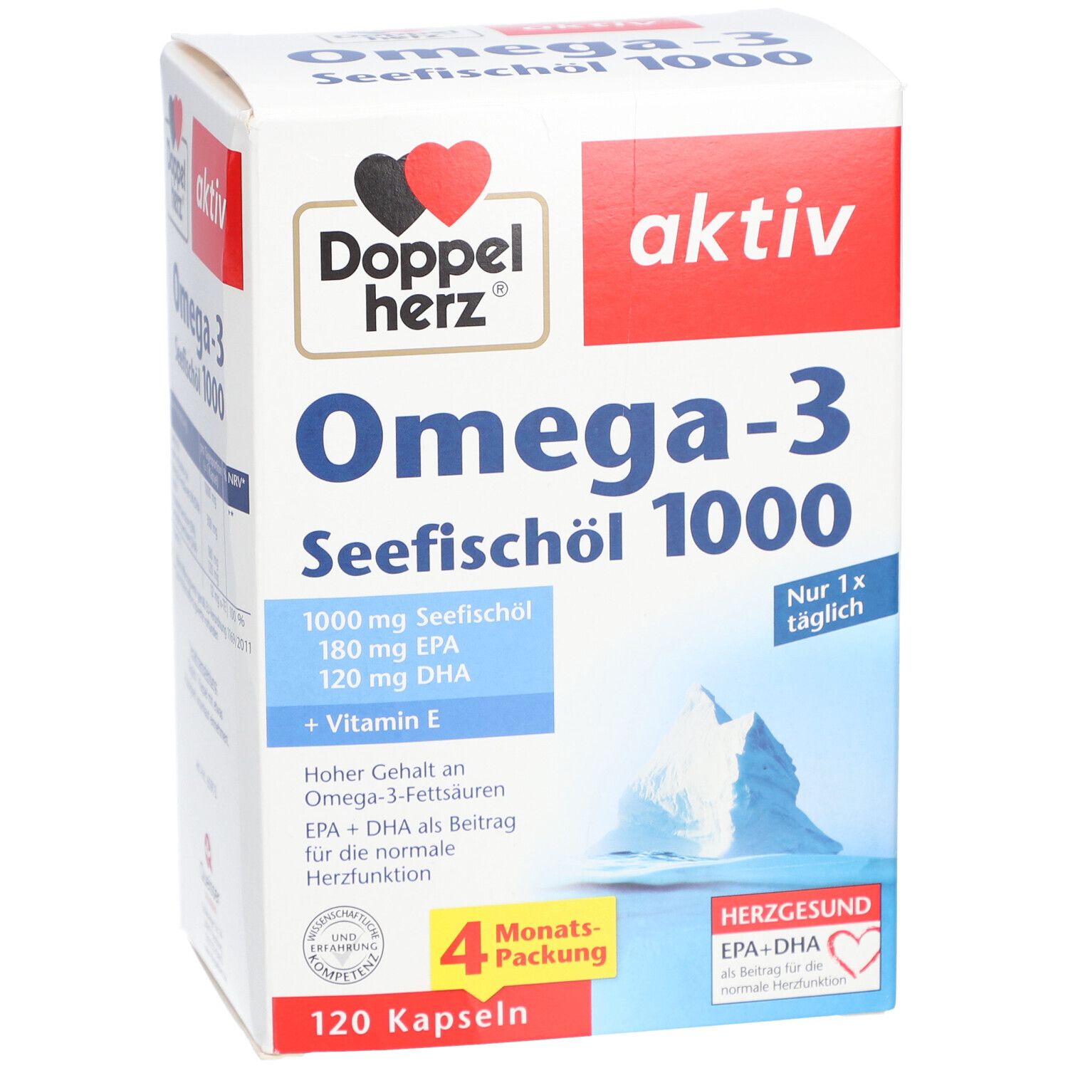 Doppelherz Omega-3 Seefischöl 1000 120 St - shop-apotheke.com