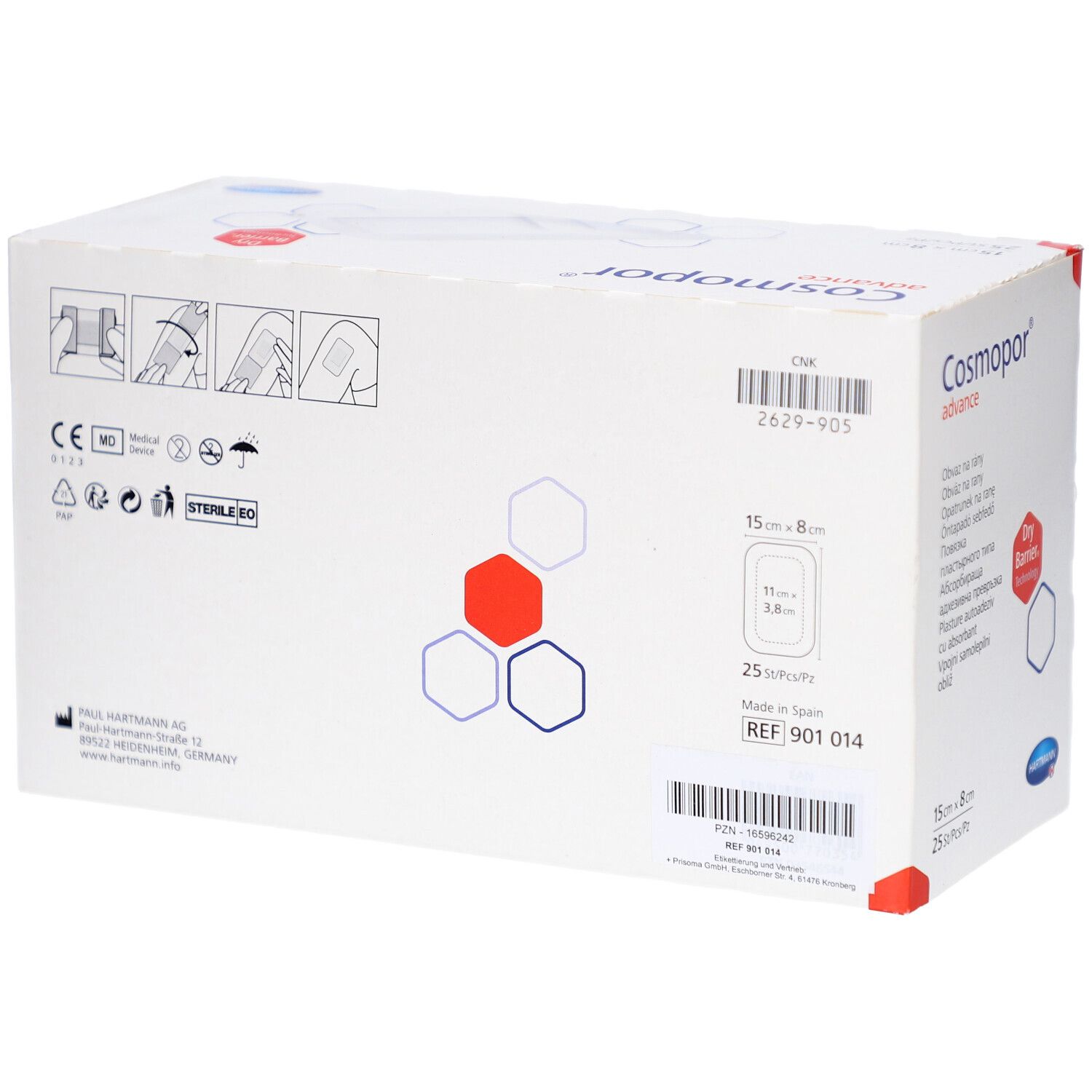 Cosmopor® Advance Wundverband 15 cm x 8 cm