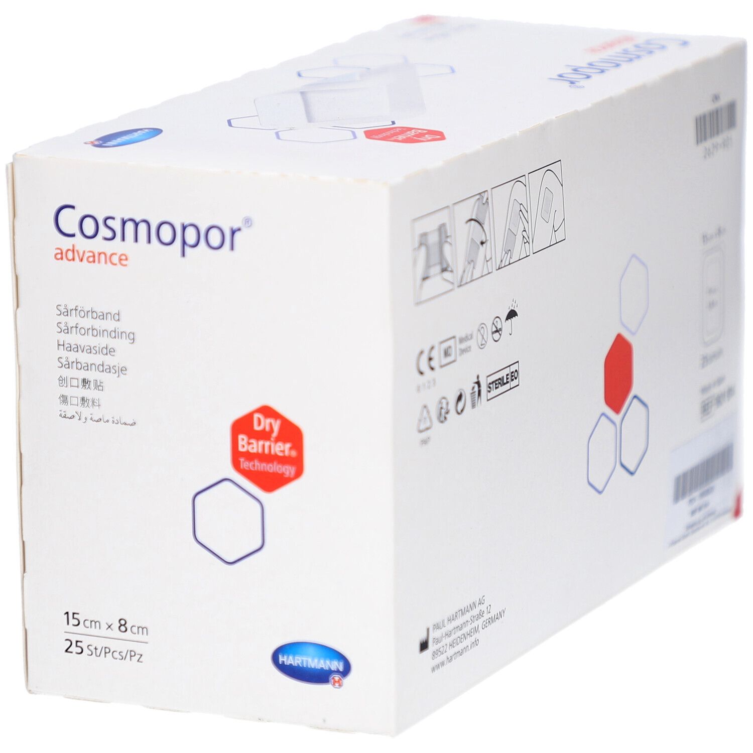 Cosmopor® Advance Wundverband 15 cm x 8 cm