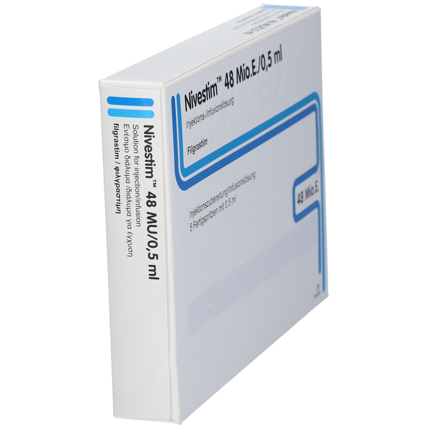NIVESTIM 48 Mio.E/0,5ml Inj./Inf.Lsg.i.e.Fertigsp.