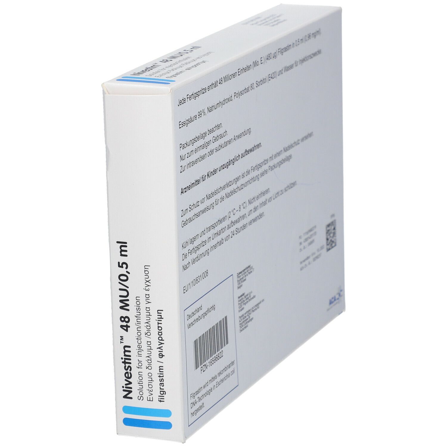 NIVESTIM 48 Mio.E/0,5ml Inj./Inf.Lsg.i.e.Fertigsp.