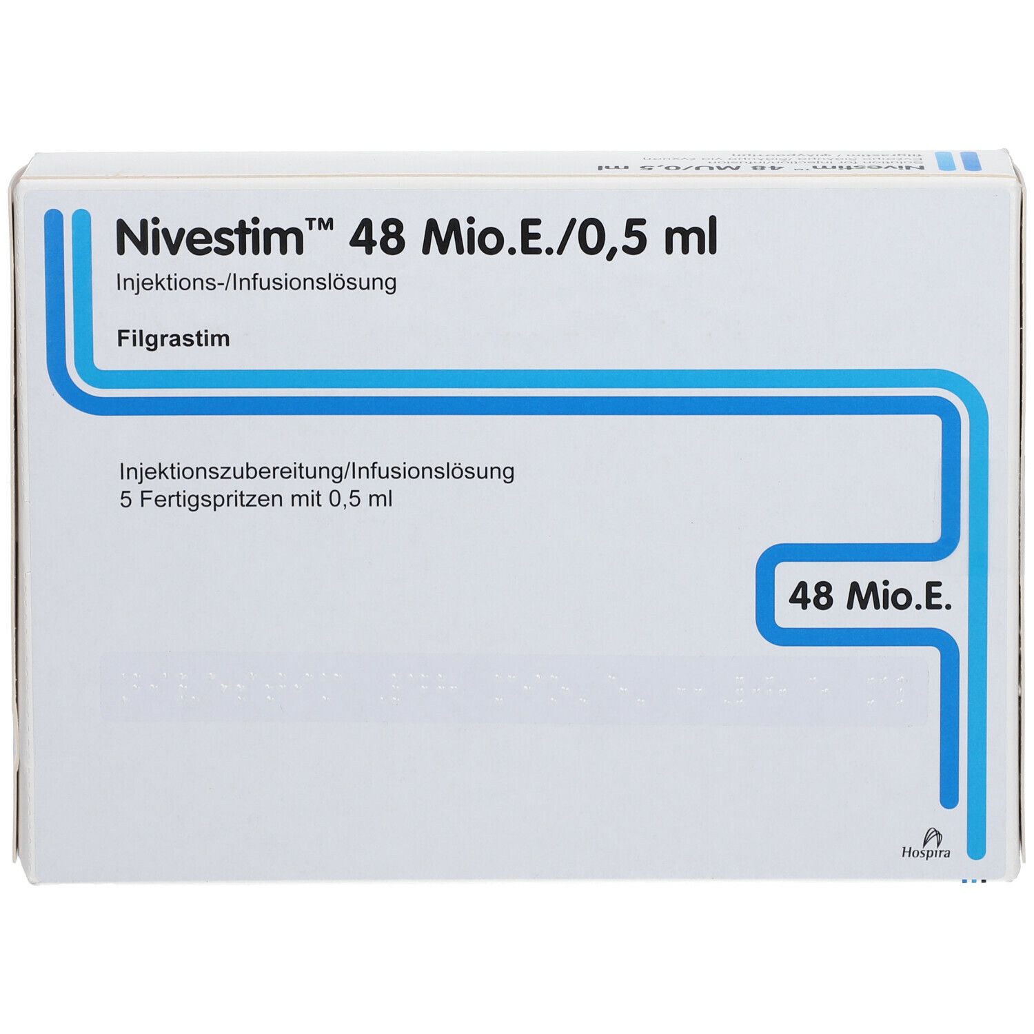 NIVESTIM 48 Mio.E/0,5ml Inj./Inf.Lsg.i.e.Fertigsp.