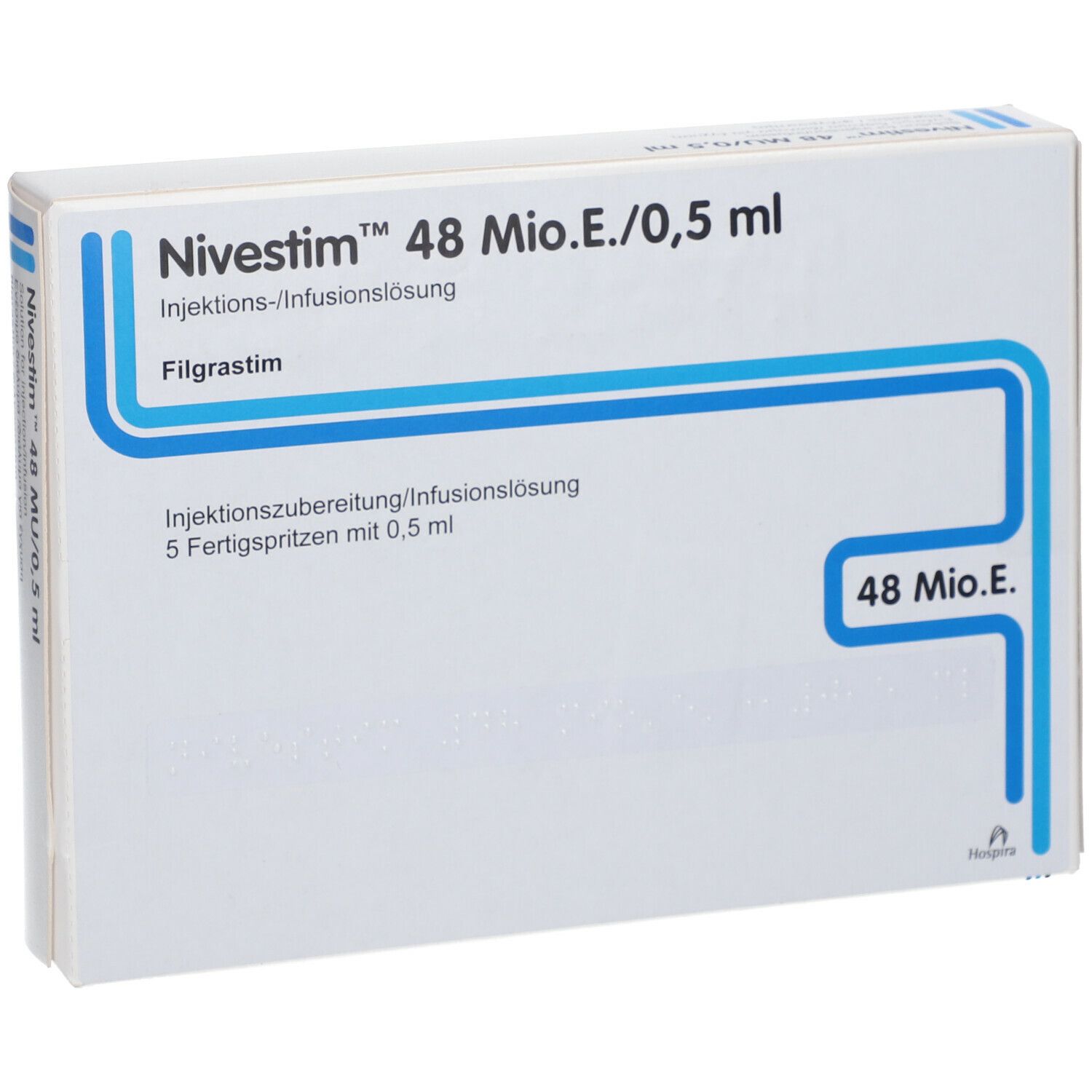 NIVESTIM 48 Mio.E/0,5ml Inj./Inf.Lsg.i.e.Fertigsp.