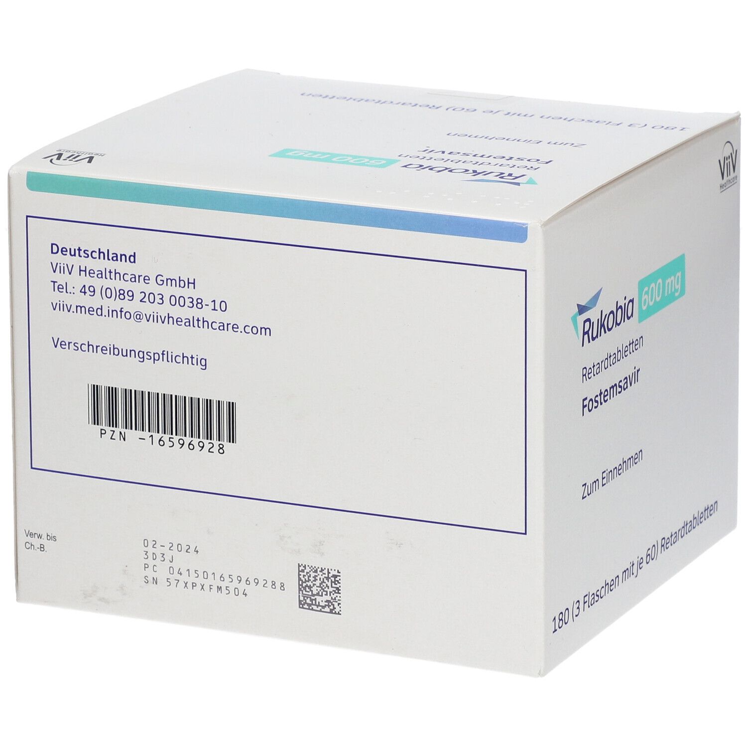 RUKOBIA 600 mg Retardtabletten